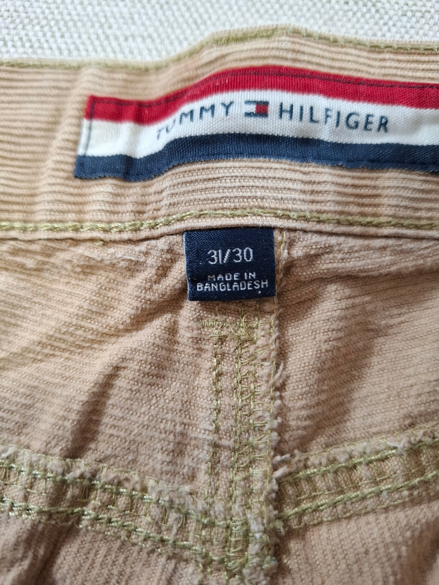 001378 Tommy Hilfiger Corduroy – Beige, Size 31/30