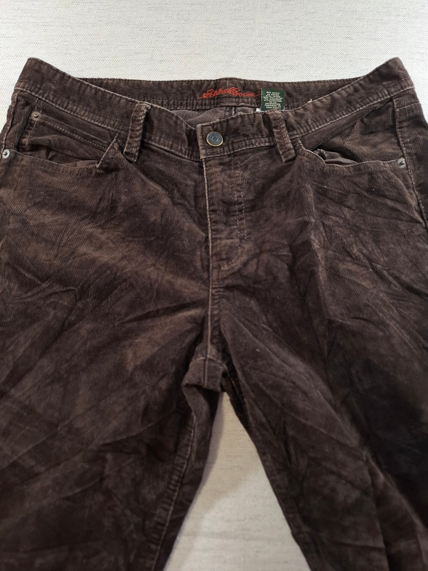 001379 Eddie Bauer Corduroy – Brown, Size 10