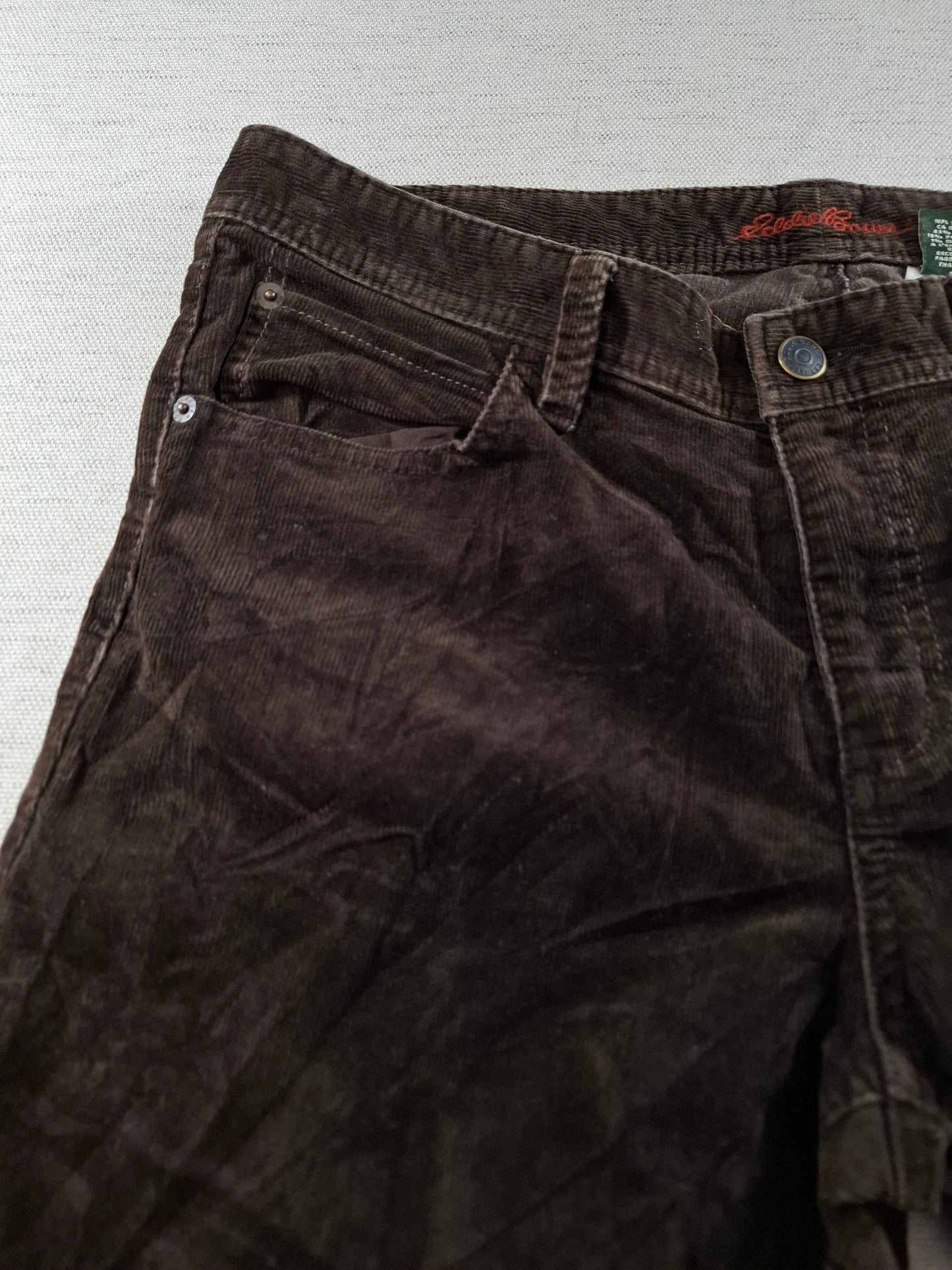 001379 Eddie Bauer Corduroy – Brown, Size 10