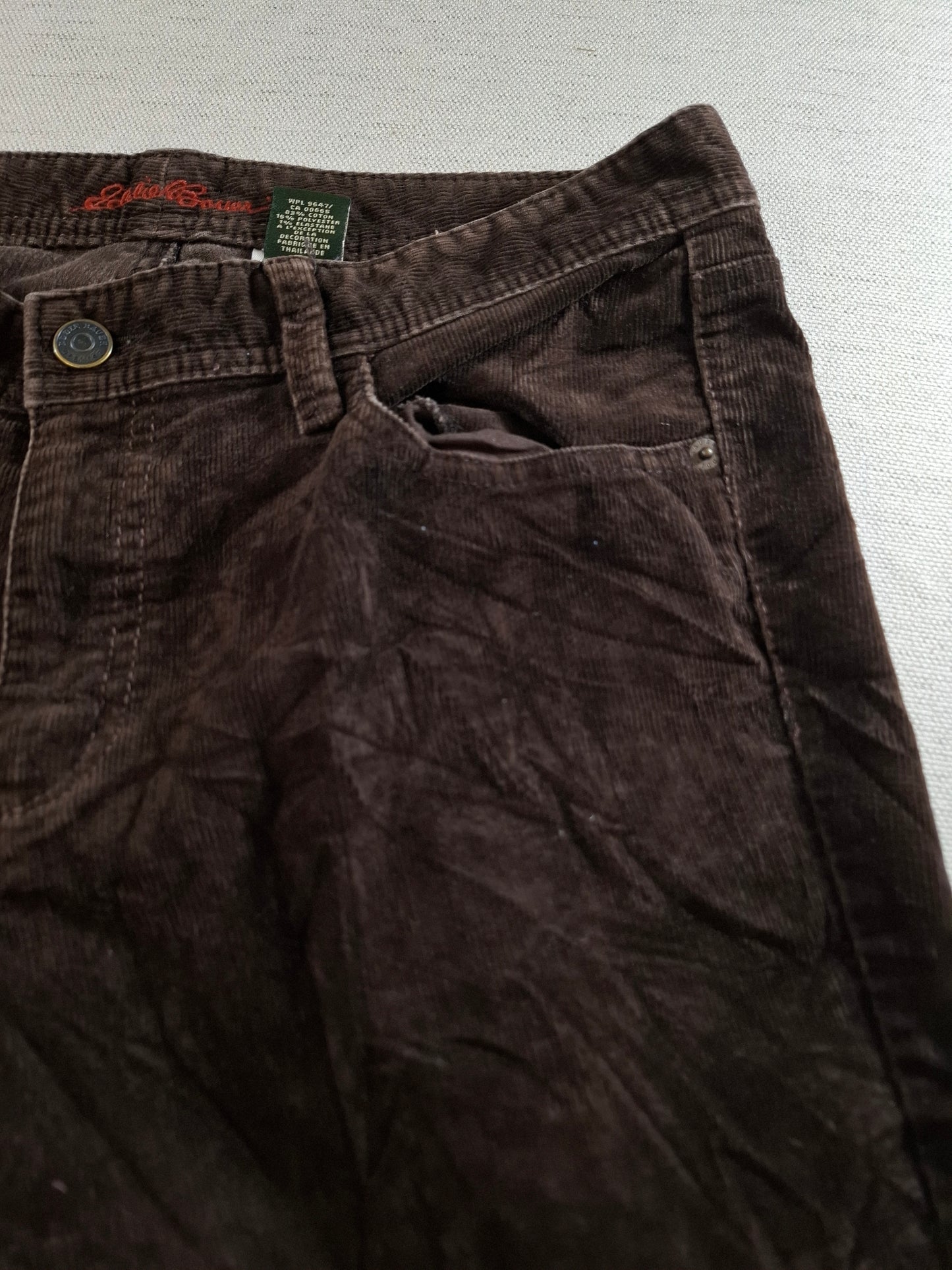 001379 Eddie Bauer Corduroy – Brown, Size 10