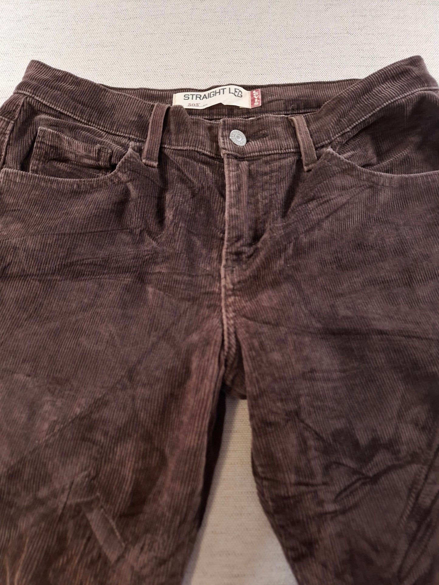 001380 Levi's Corduroy – Brown, Size 6M
