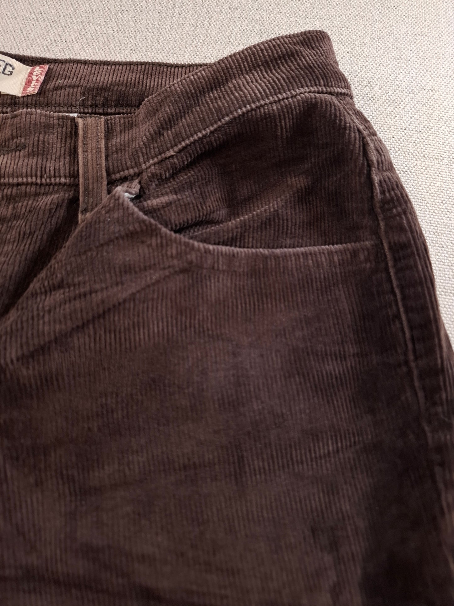 001380 Levi's Corduroy – Brown, Size 6M
