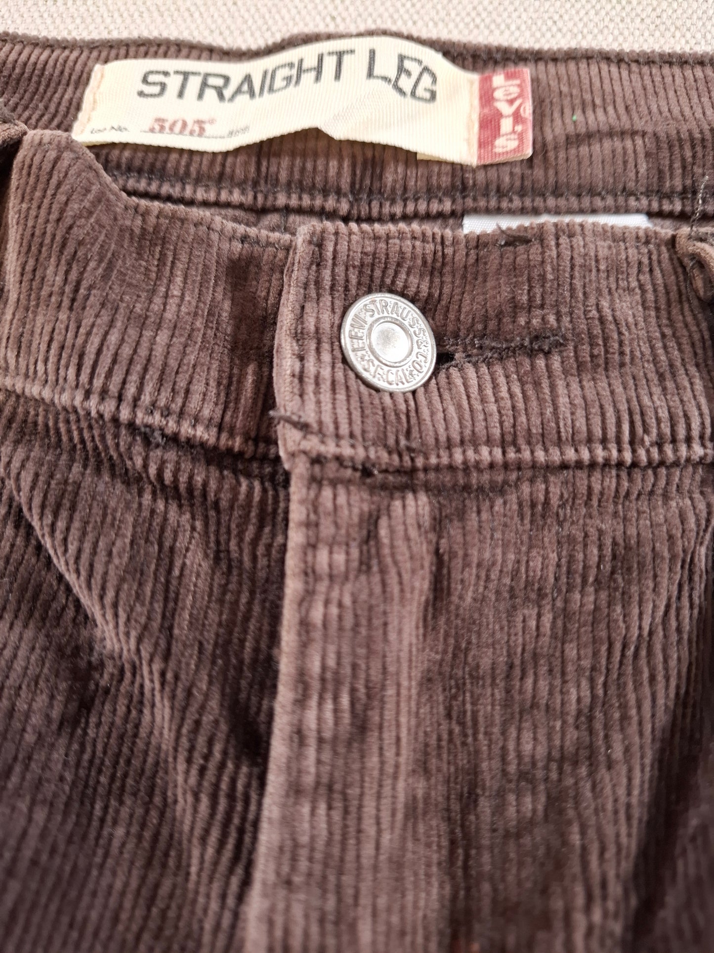 001380 Levi's Corduroy – Brown, Size 6M
