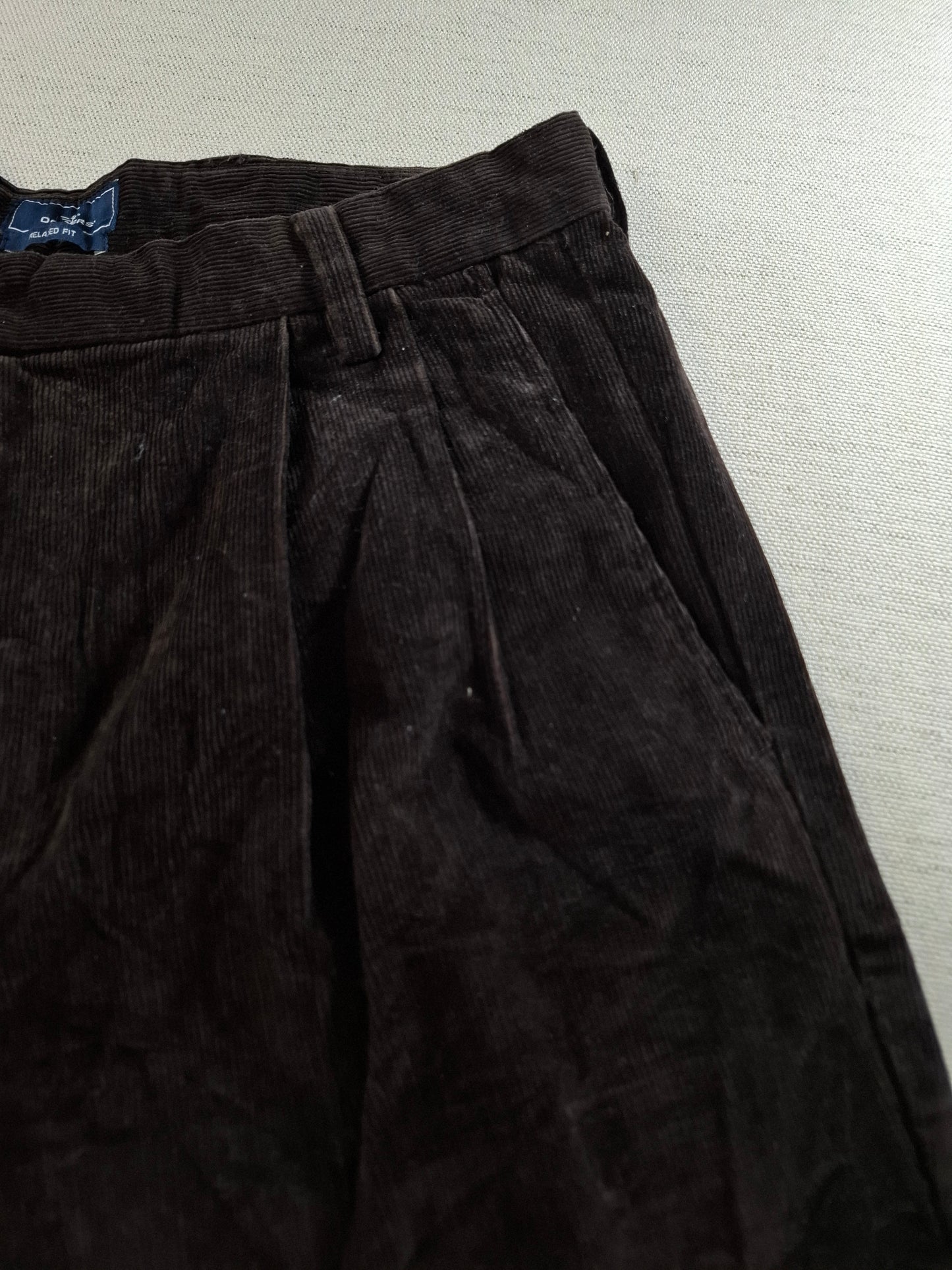001383 Dockers Corduroy – Brown, Size 32/30