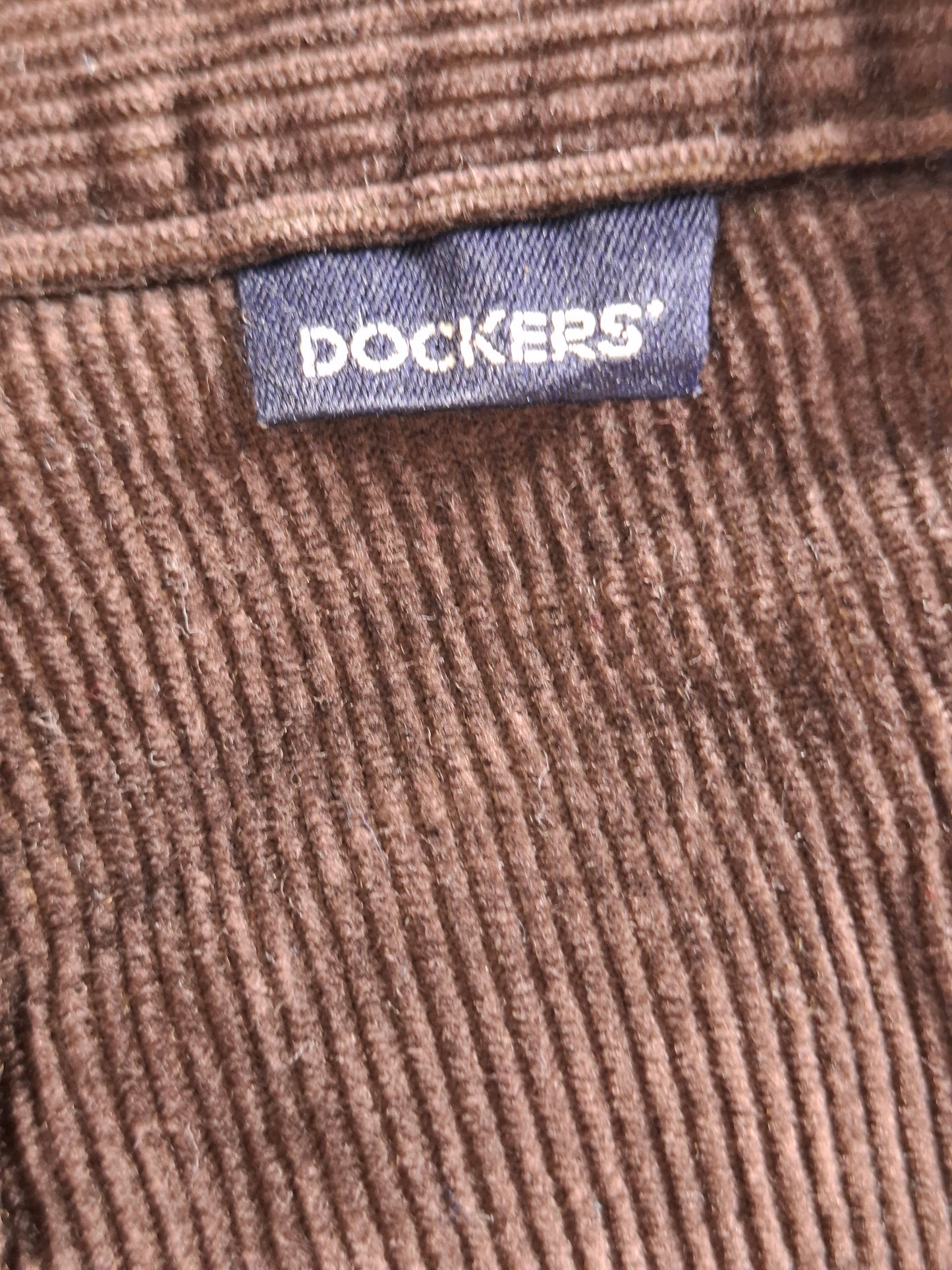 001385 Dockers Corduroy – Brown, Size 40/32