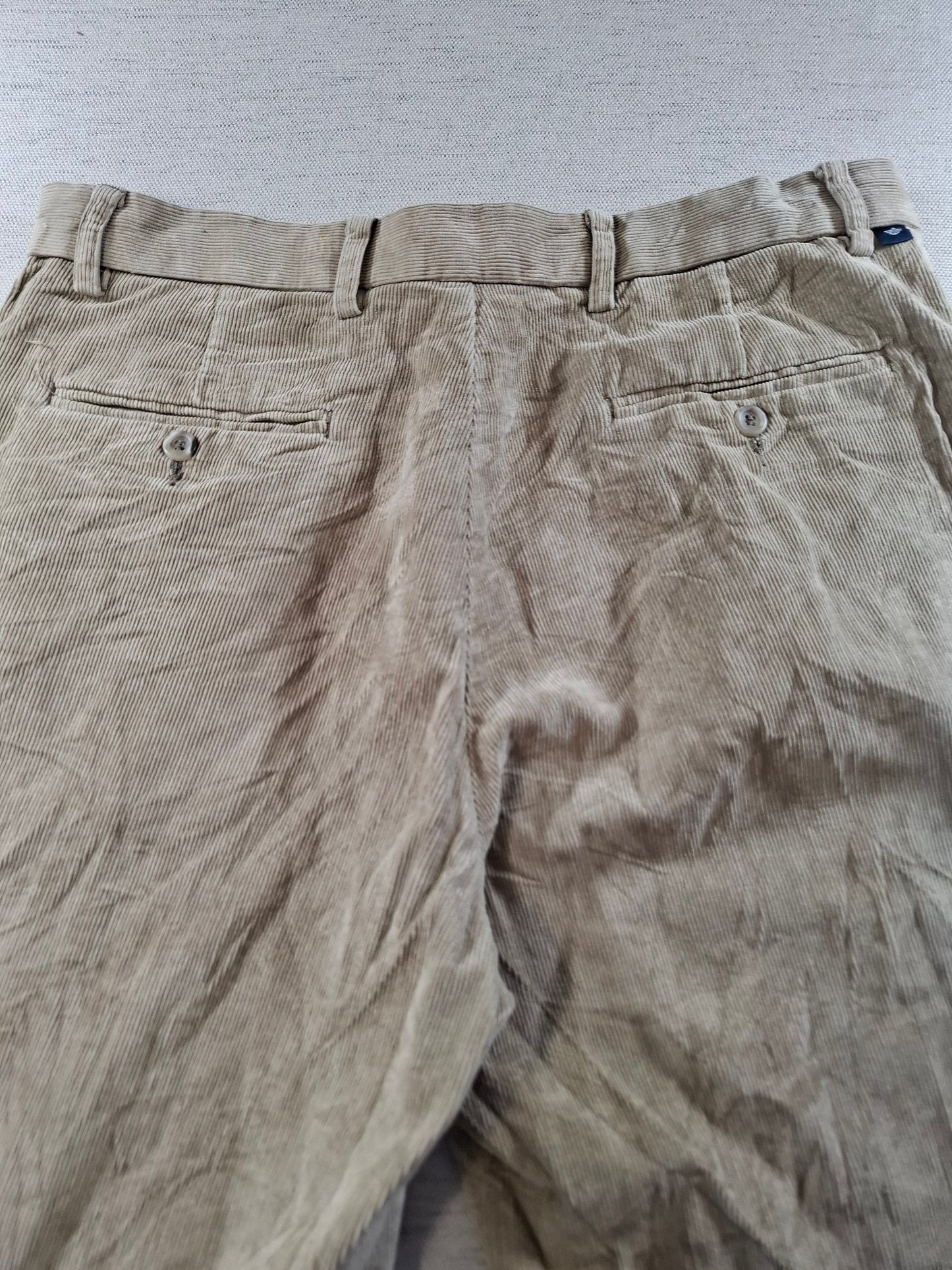 001386 Dockers Corduroy – Beige, Size 34/32