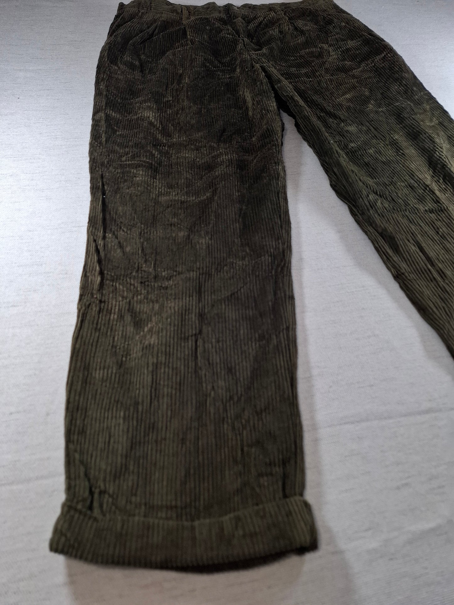 001387 Dockers Corduroy – Green, Size 34/34