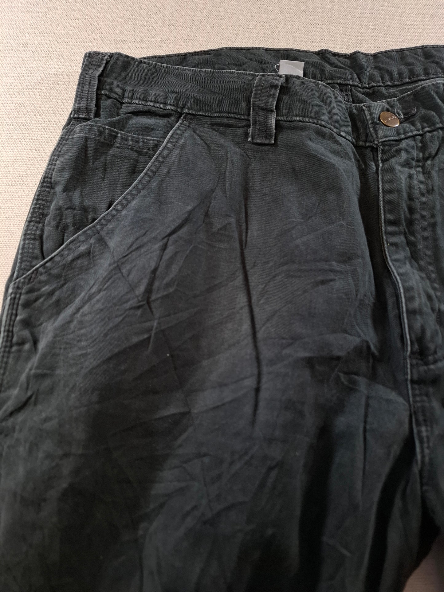 001392 Carhartt Jeans – Black, Size 38/32