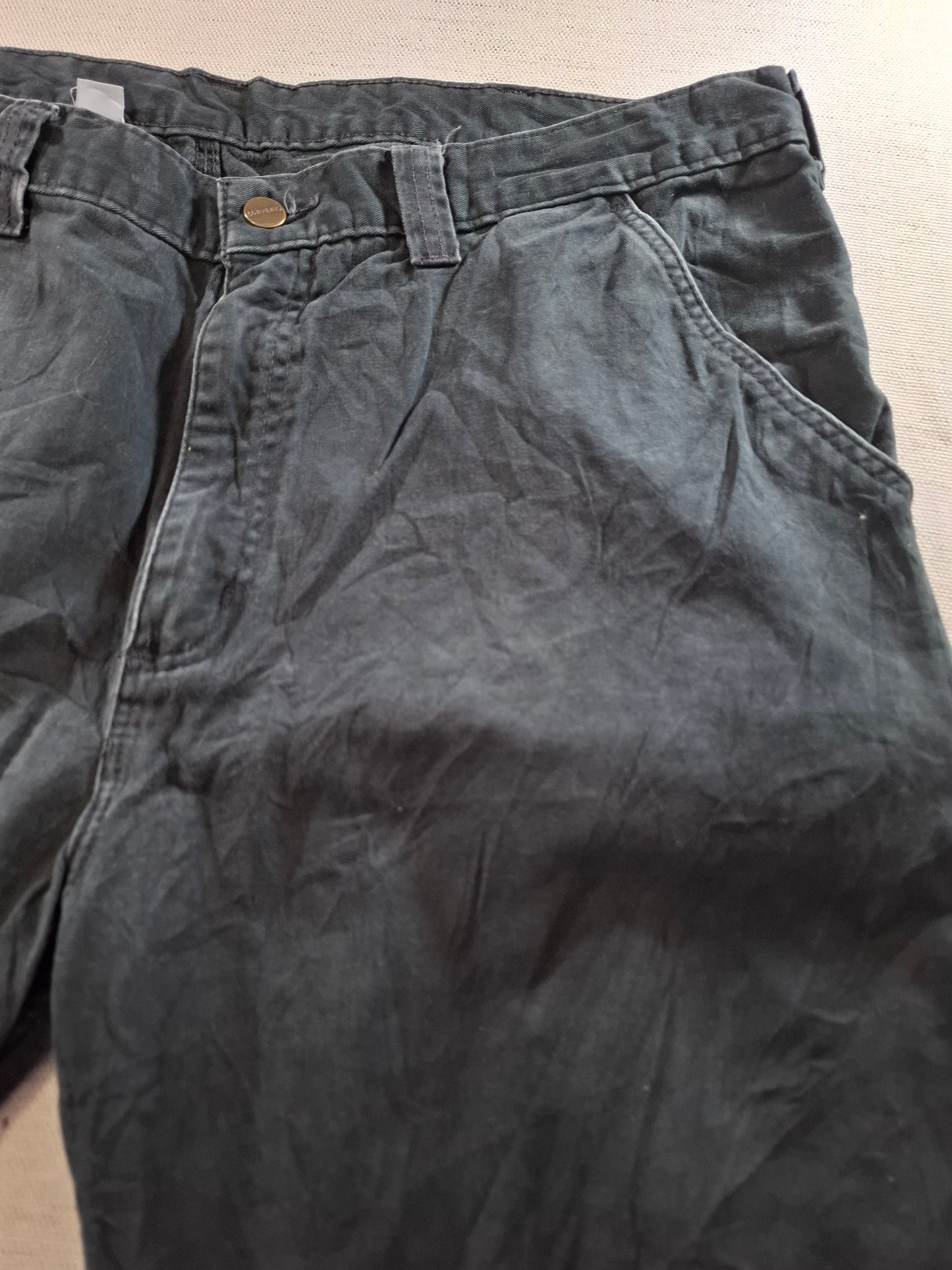 001392 Carhartt Jeans – Black, Size 38/32