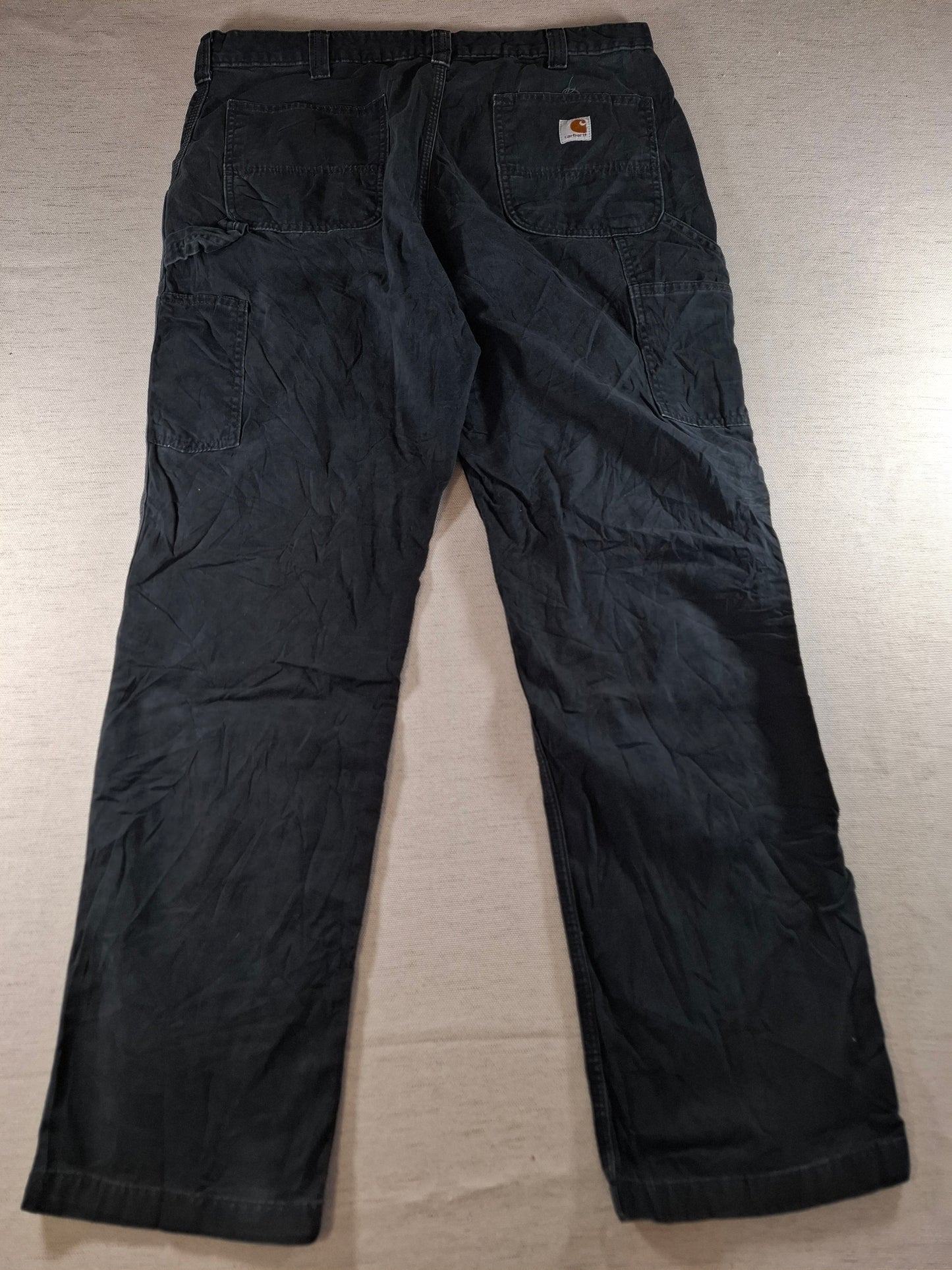 001392 Carhartt Jeans – Black, Size 38/32