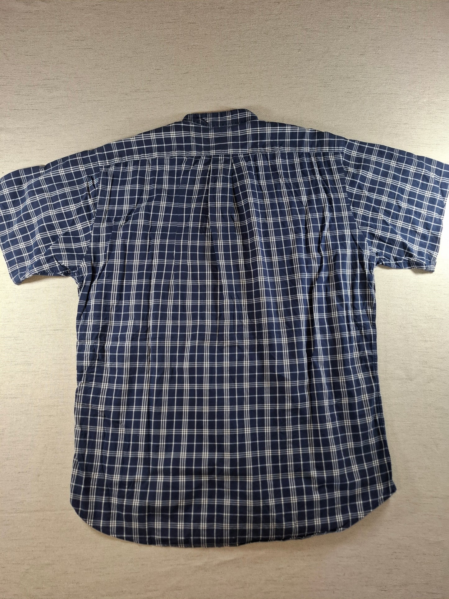 001358 Polo Ralph Lauren Button down shirt – Blue/ white checkered, Size M