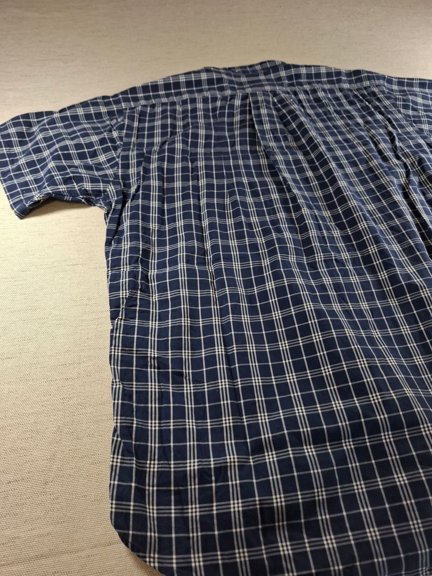 001358 Polo Ralph Lauren Button down shirt – Blue/ white checkered, Size M