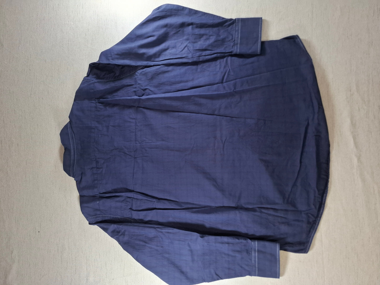 001360 Lacoste Button down shirt – Navy blue, Size 44