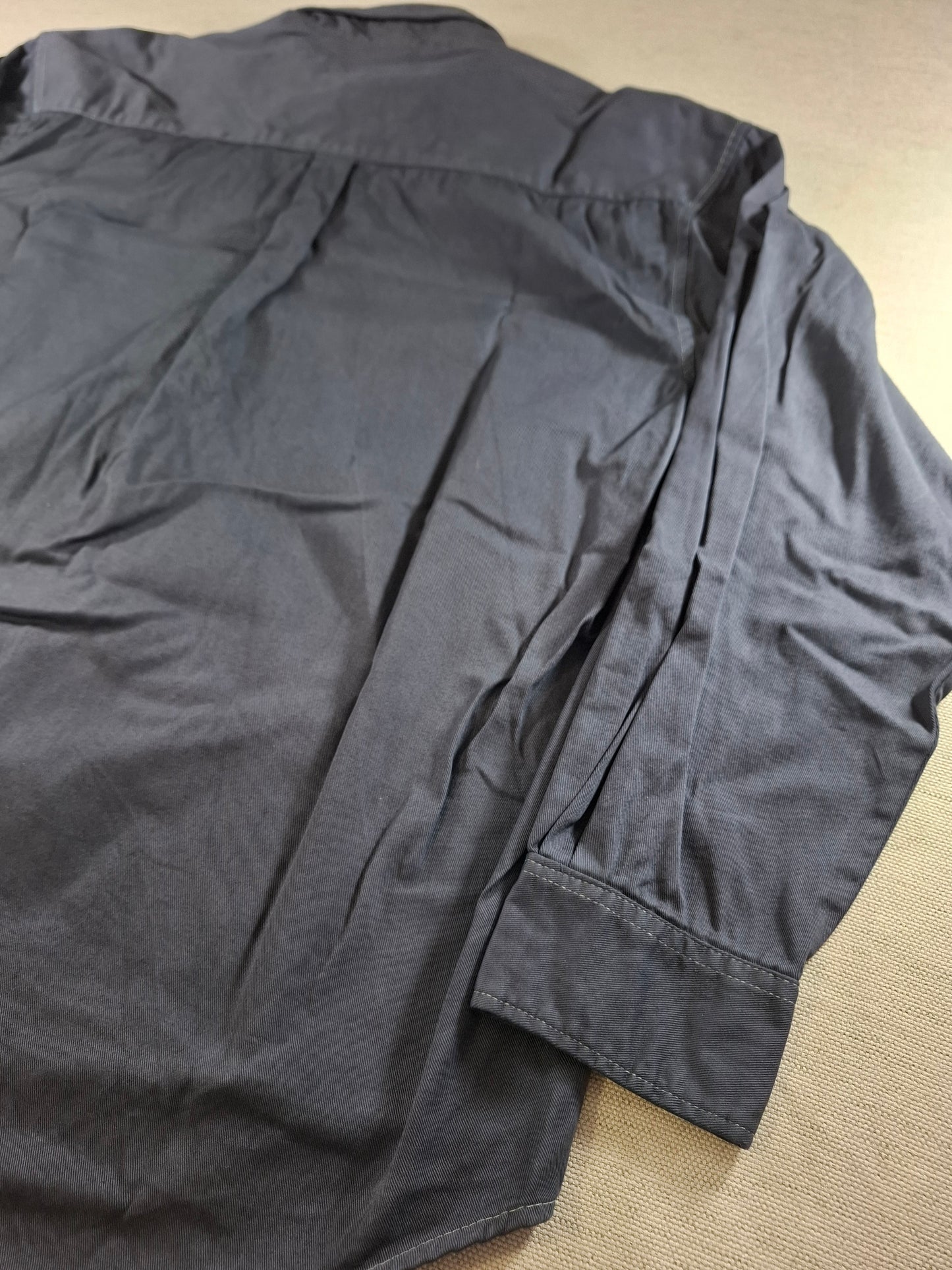 001361 Lacoste Button down shirt – Navy Blue, Size L