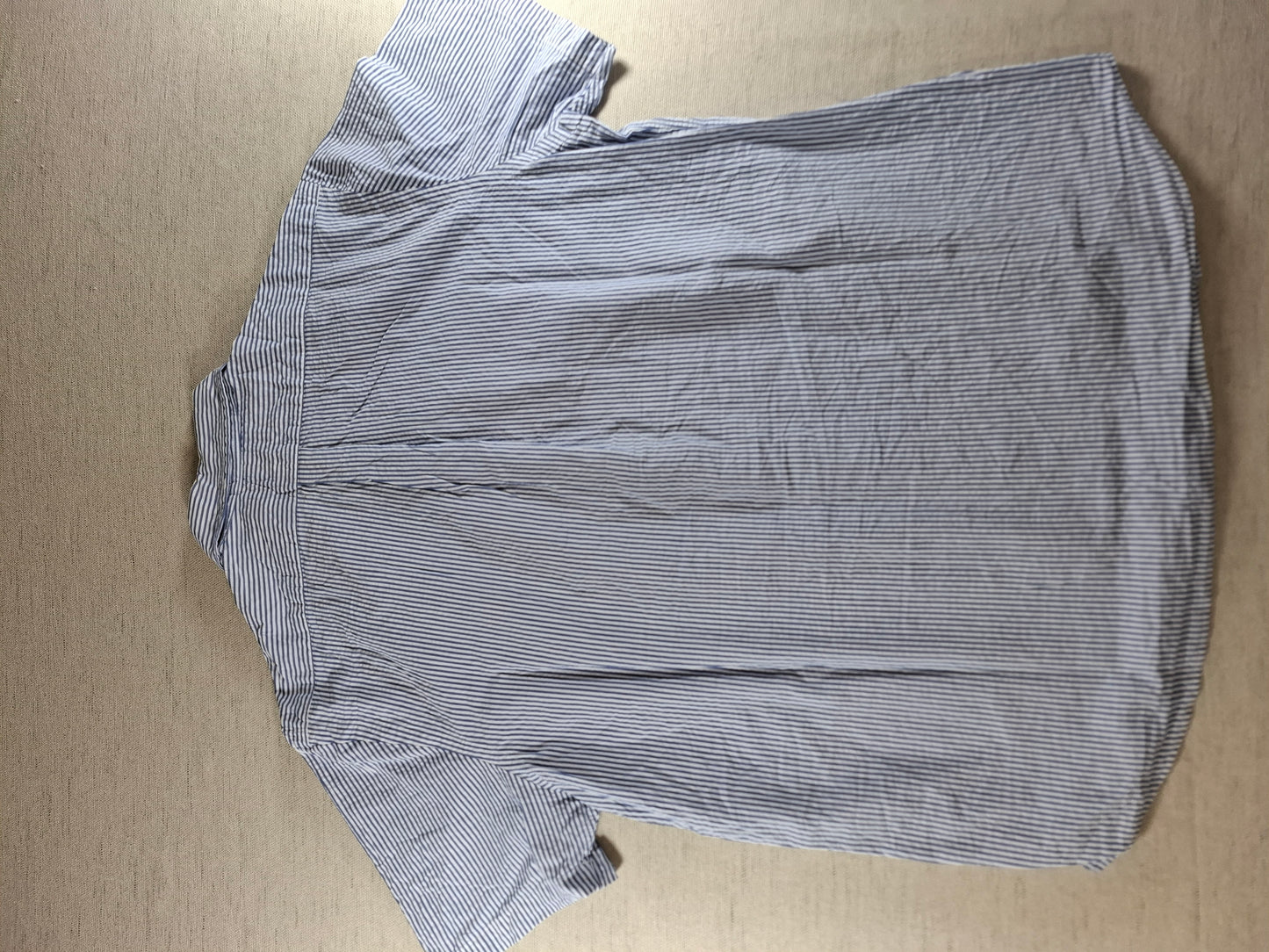 001366 Polo Ralph Lauren Button down shirt – Blue/ white striped, Size L