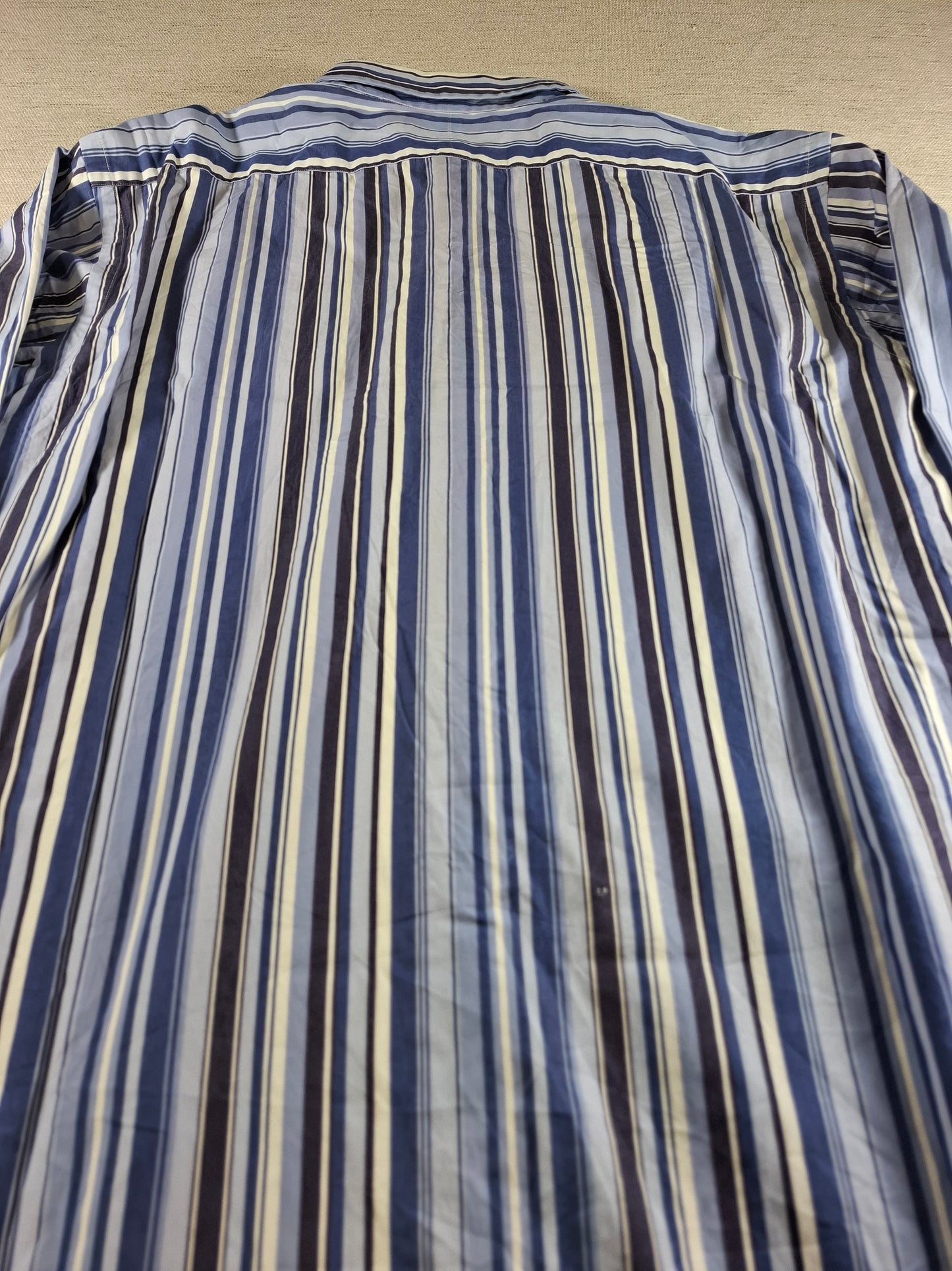 001369 Polo Ralph Lauren Button down shirt – Multicolor blue striped, Size 15 1/2 / M