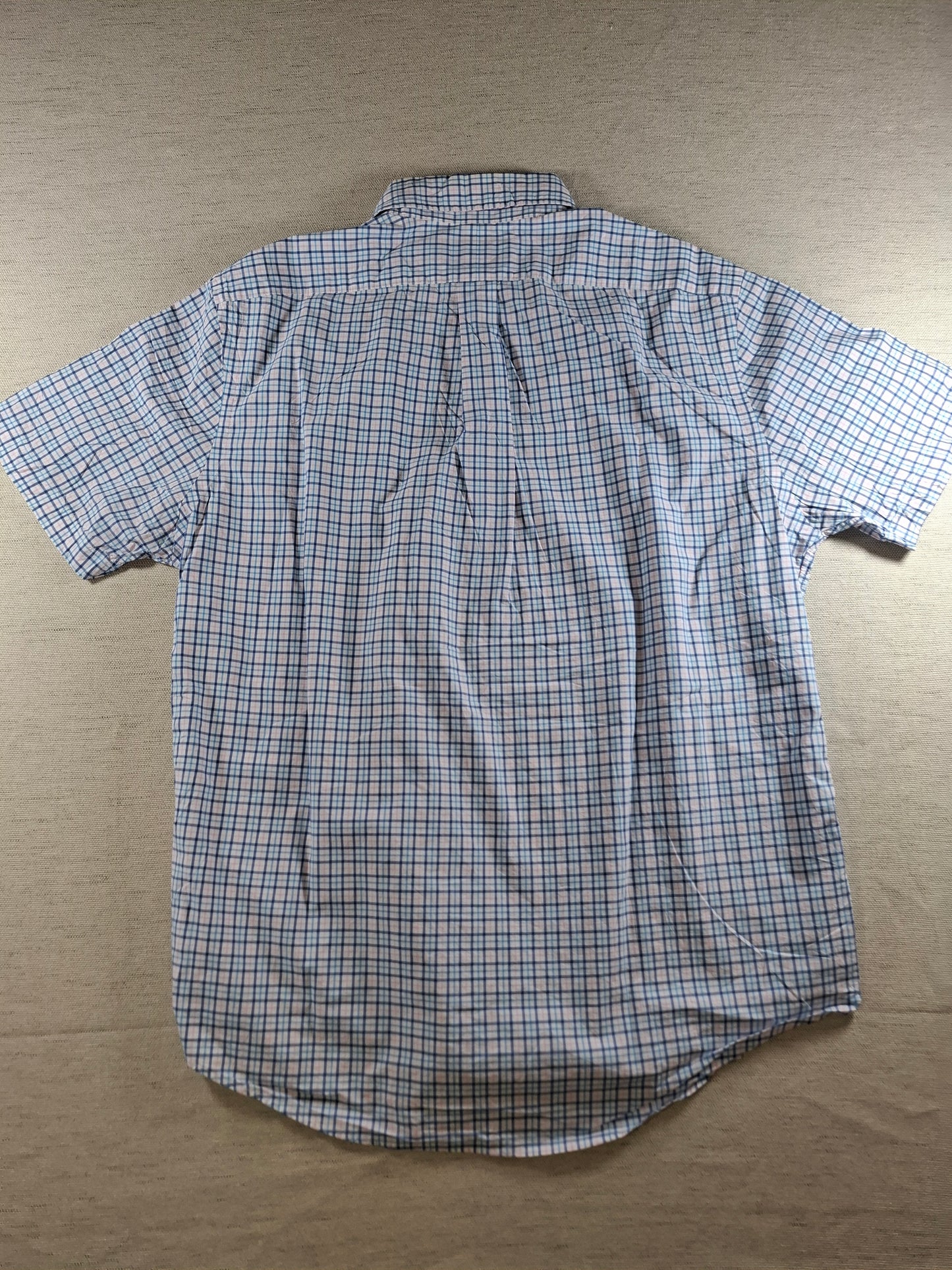 001370 Polo Ralph Lauren Button down shirt – Multi blue / white checkered, Size L
