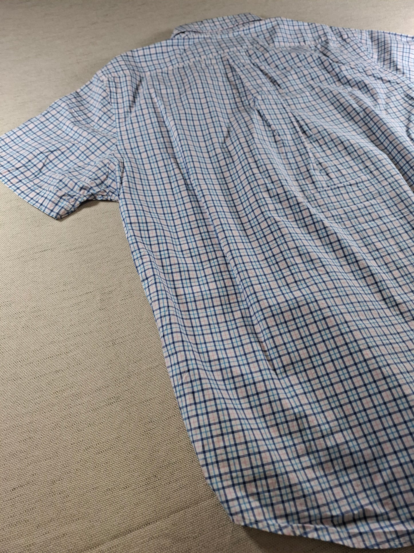 001370 Polo Ralph Lauren Button down shirt – Multi blue / white checkered, Size L