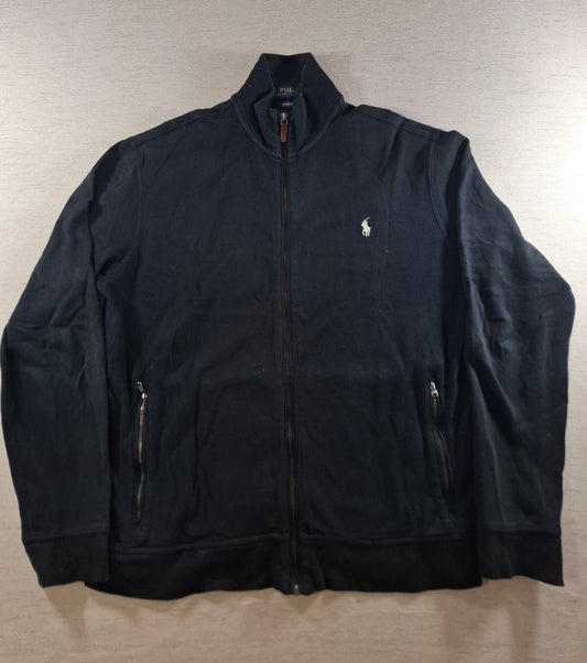 001376 Polo Ralph Lauren Full zip sweater – Black, Size M