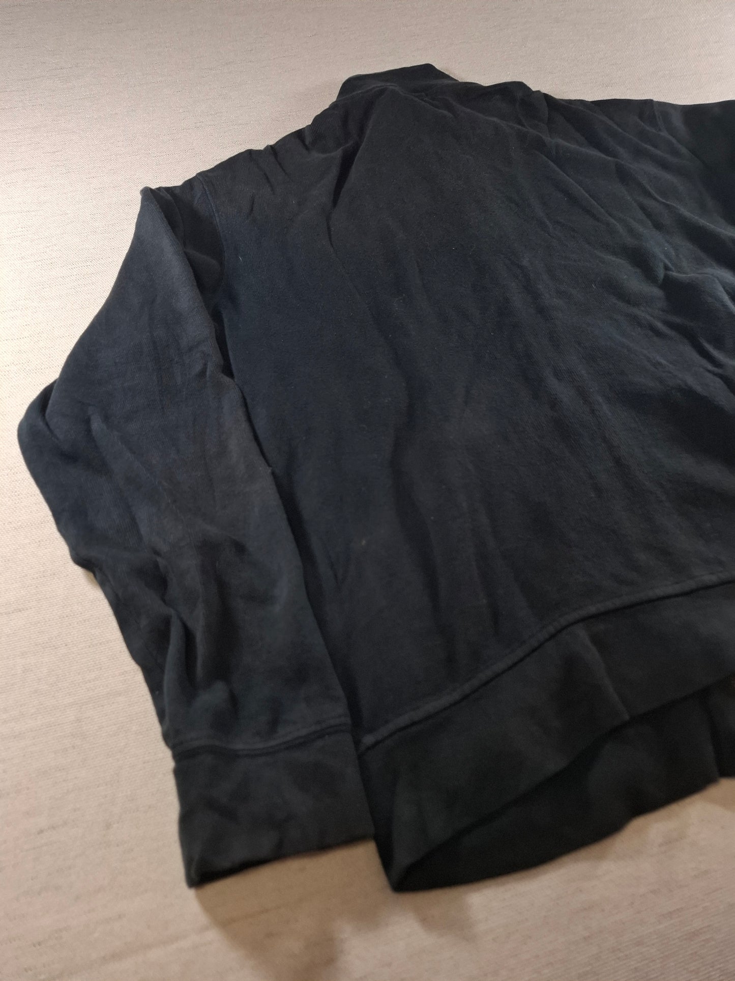 001376 Polo Ralph Lauren Full zip sweater – Black, Size M