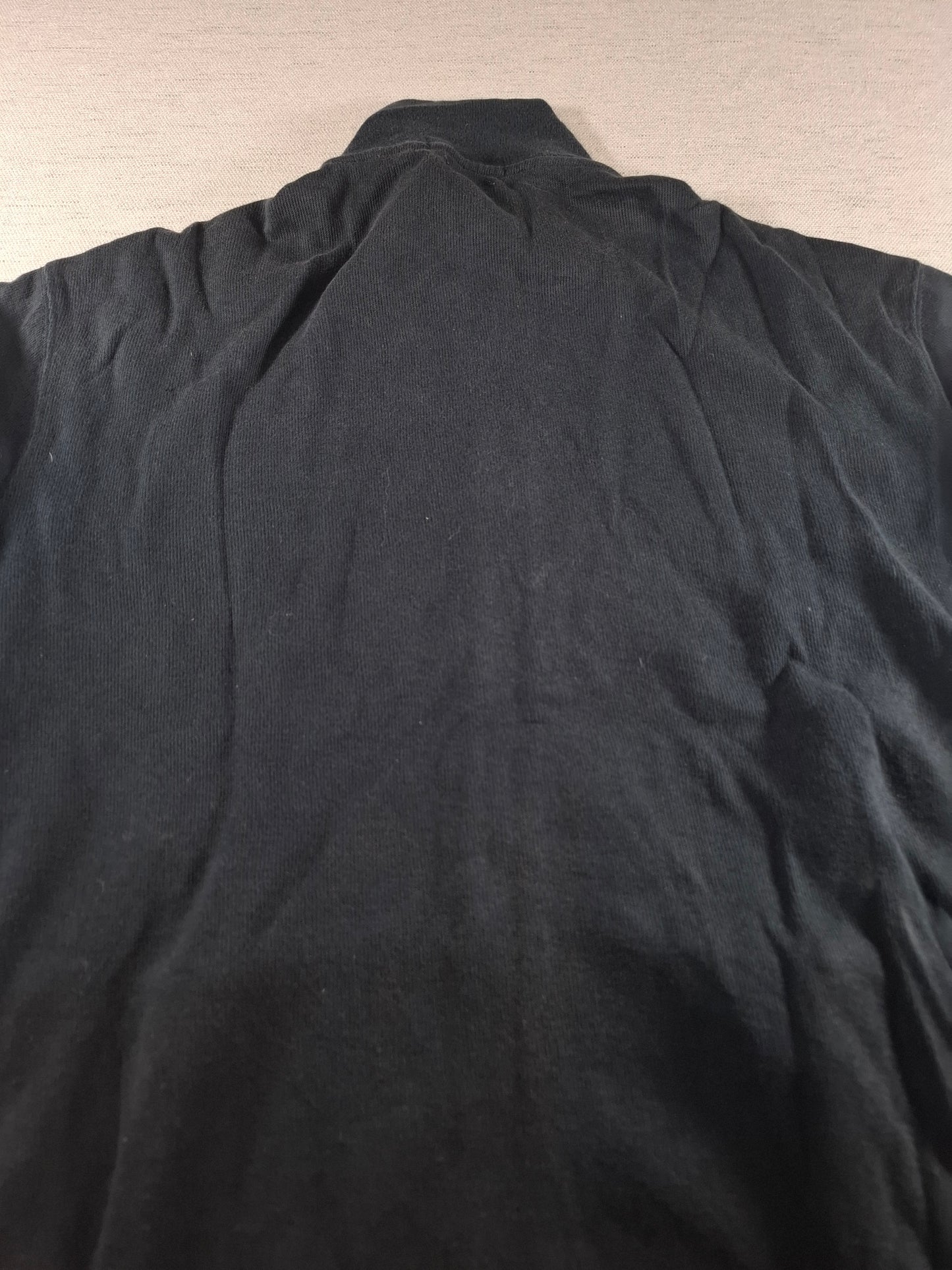 001376 Polo Ralph Lauren Full zip sweater – Black, Size M