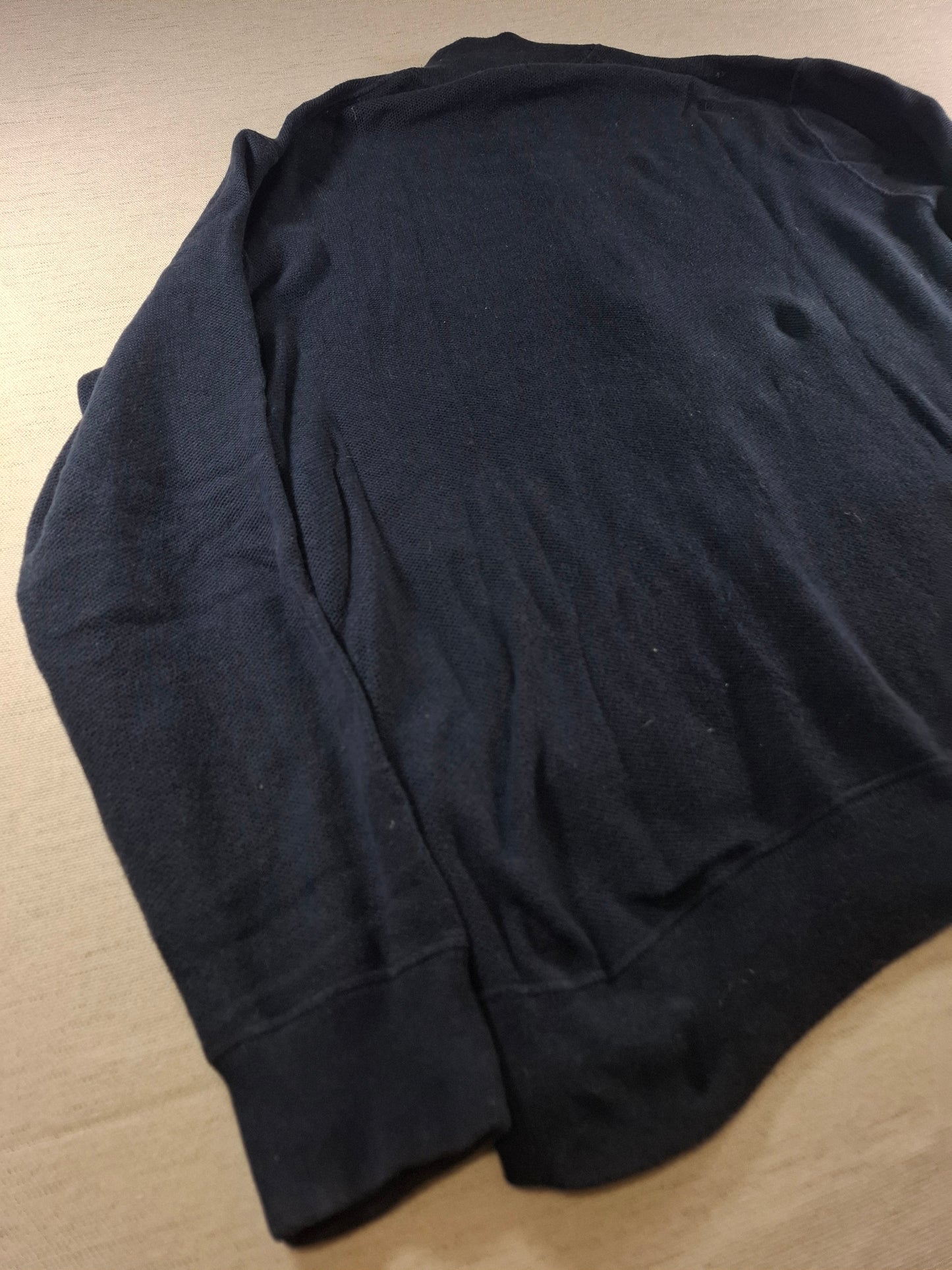 001377 Polo Ralph Lauren Full zip sweater – Navy, Size XXL