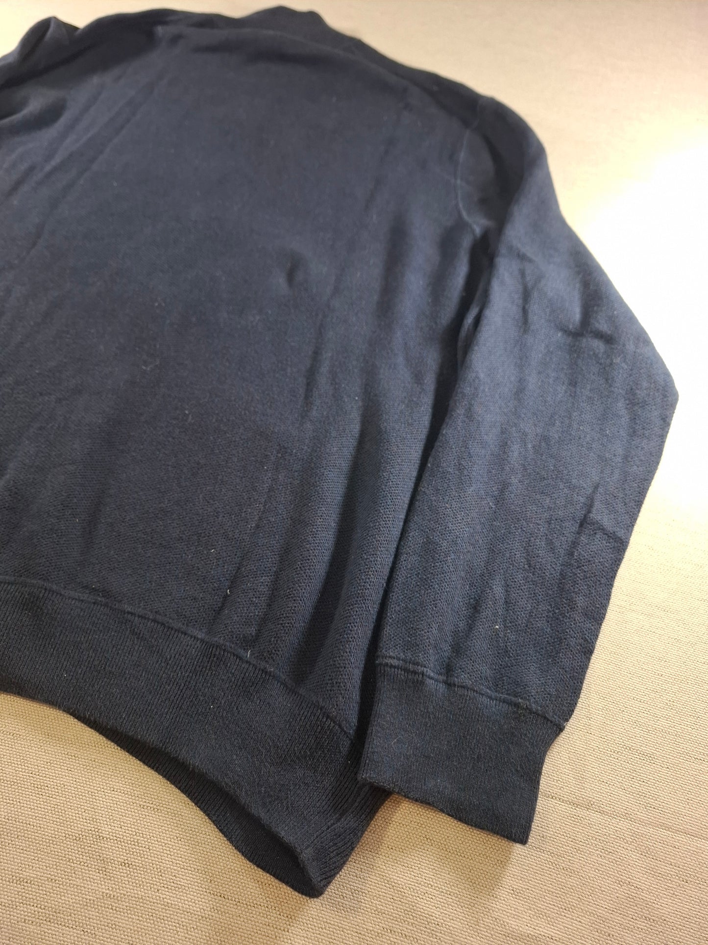 001377 Polo Ralph Lauren Full zip sweater – Navy, Size XXL
