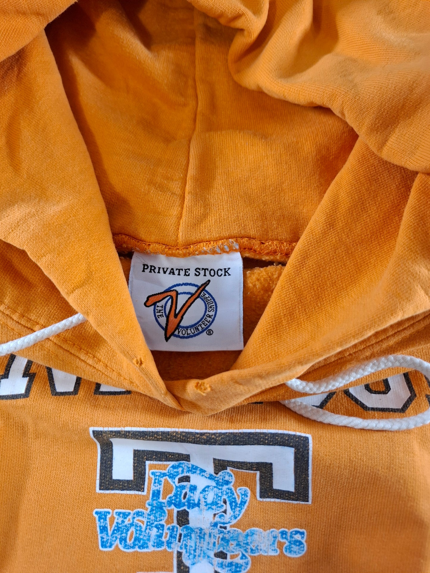 001409 – Private Stock Hoodie – Orange, Size S