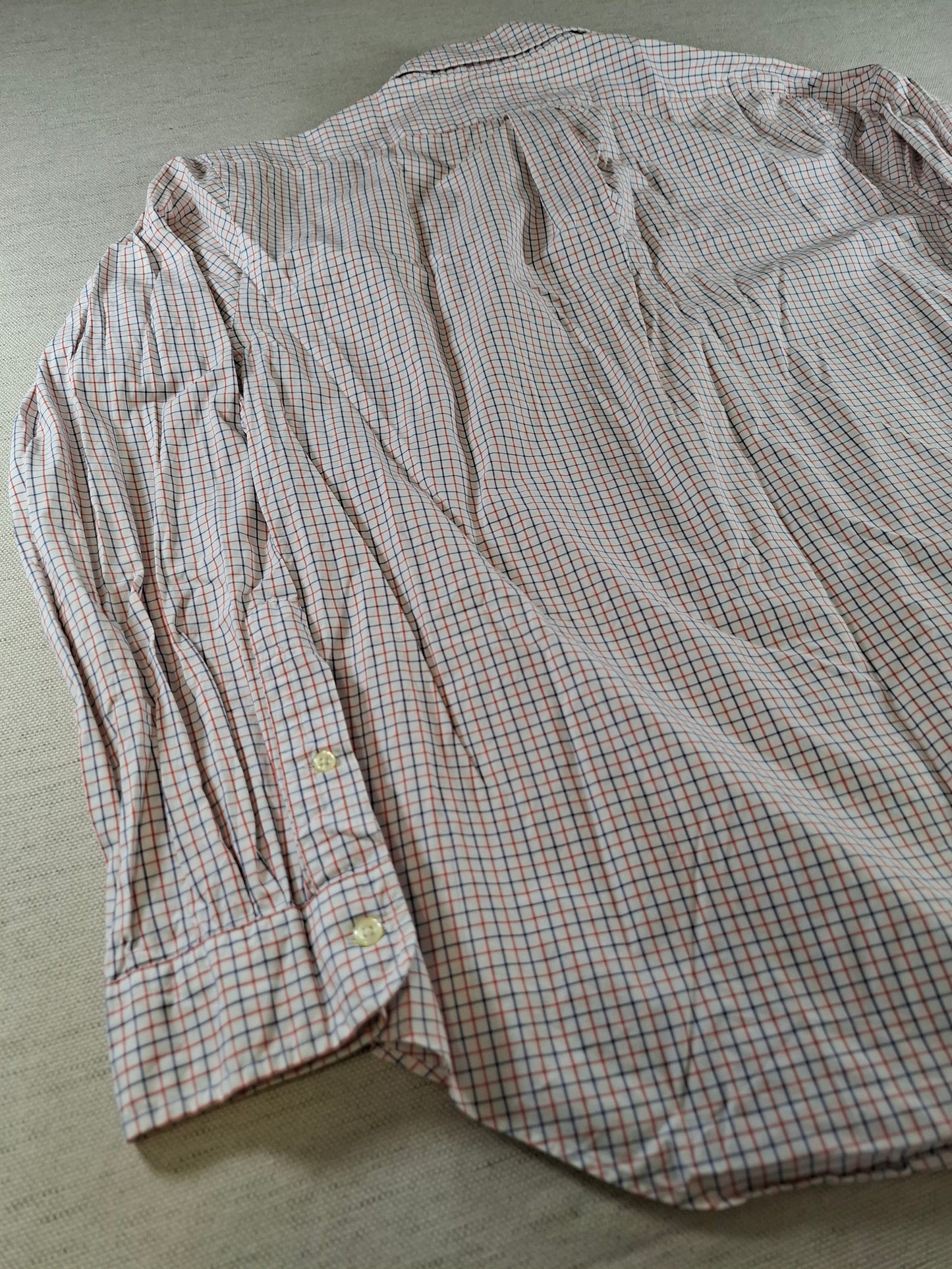 001414 – Polo Ralph Lauren Shirt – Red/White/Blue Striped, Size L