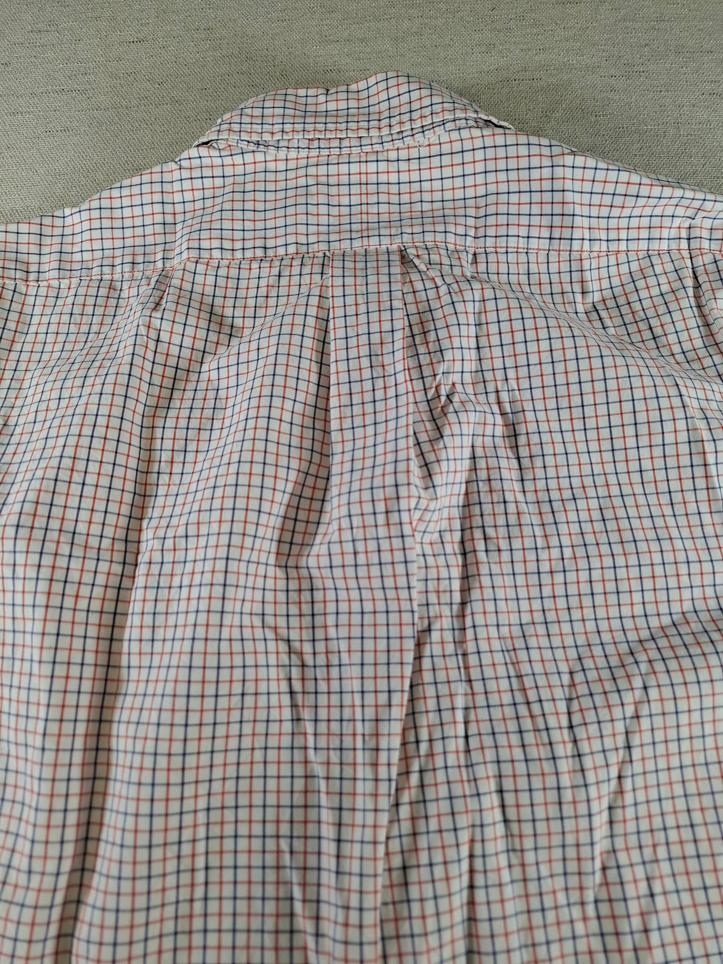 001414 – Polo Ralph Lauren Shirt – Red/White/Blue Striped, Size L