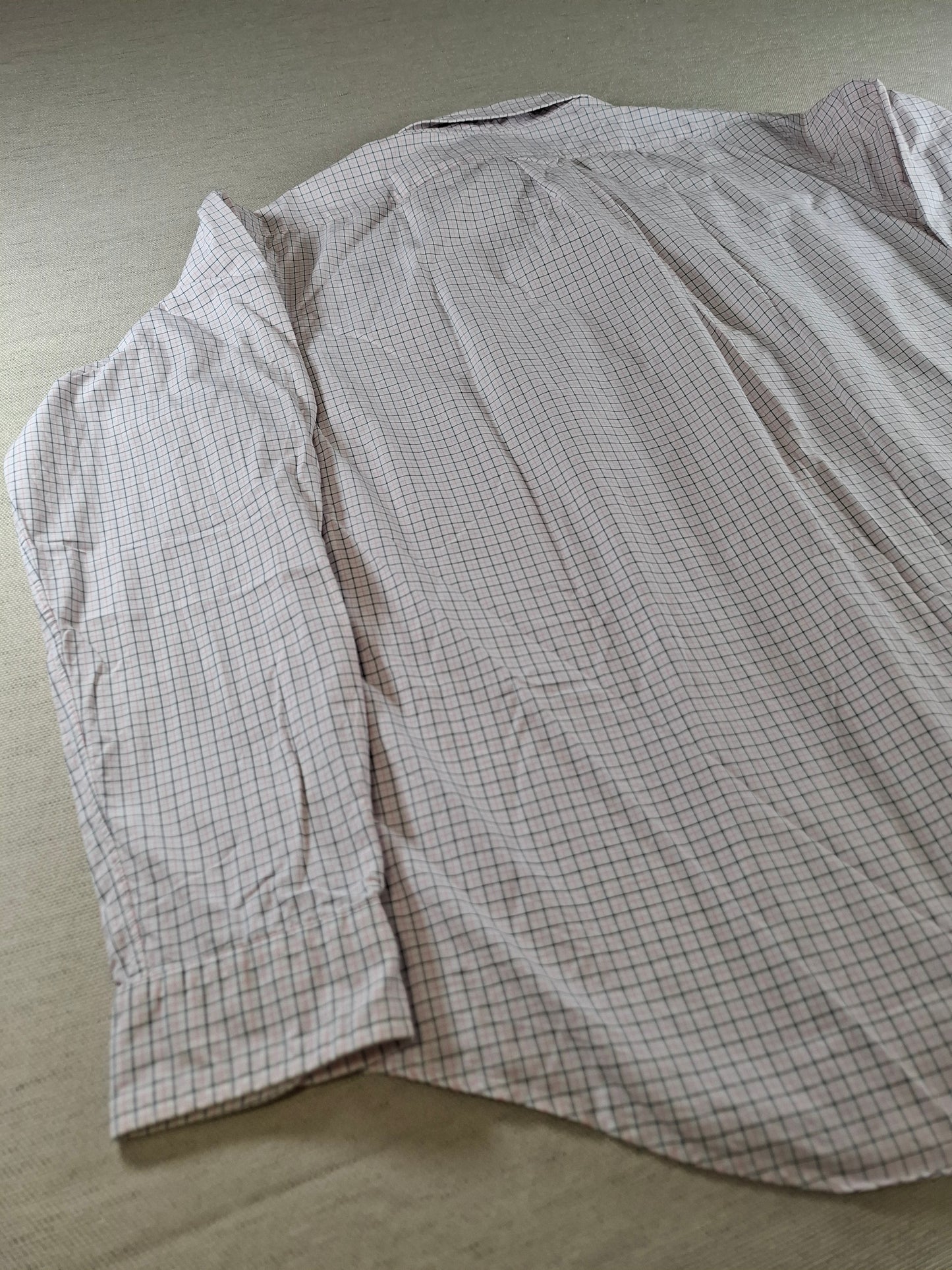 001418 – Polo Ralph Lauren Shirt – Pink/White/Black Striped, Size 17 36/37