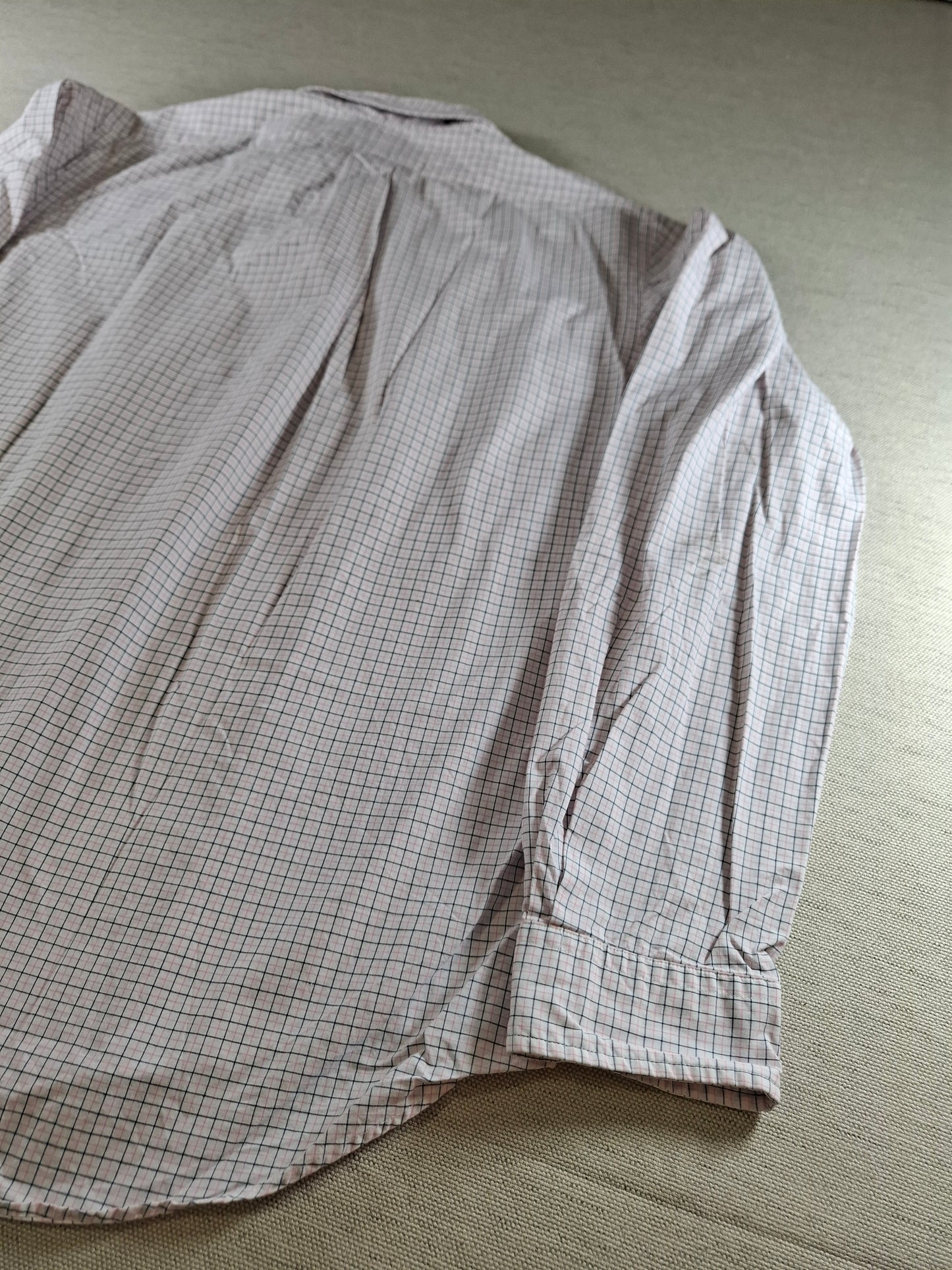 001418 – Polo Ralph Lauren Shirt – Pink/White/Black Striped, Size 17 36/37
