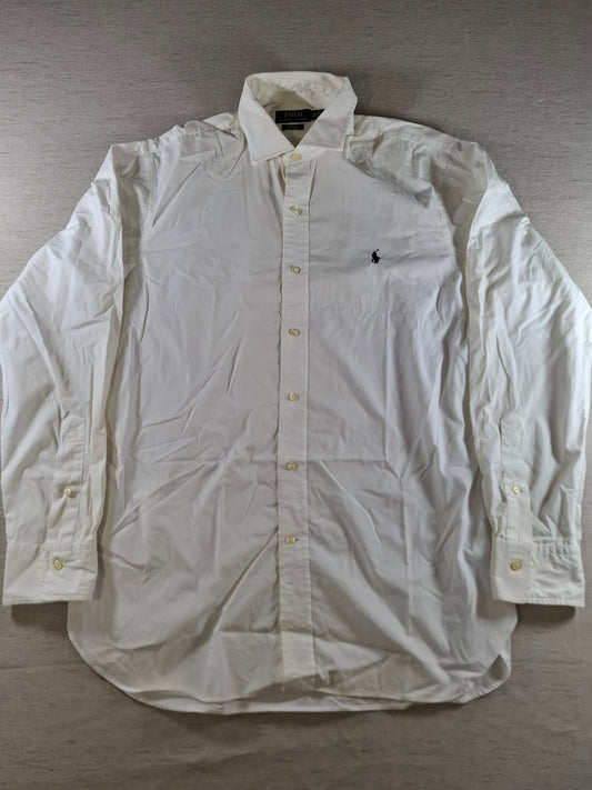 001423 – Polo Ralph Lauren Shirt – White, Size 16 34/35
