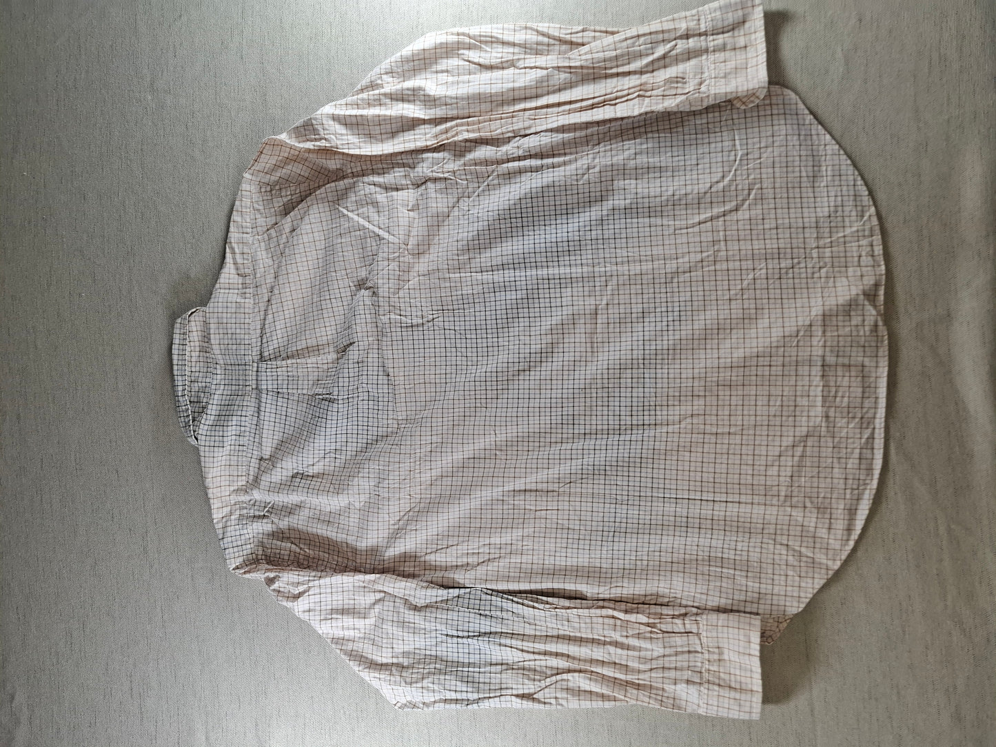 001424 – Polo Ralph Lauren Shirt – Brown/Blue/White Plaid, Size XL