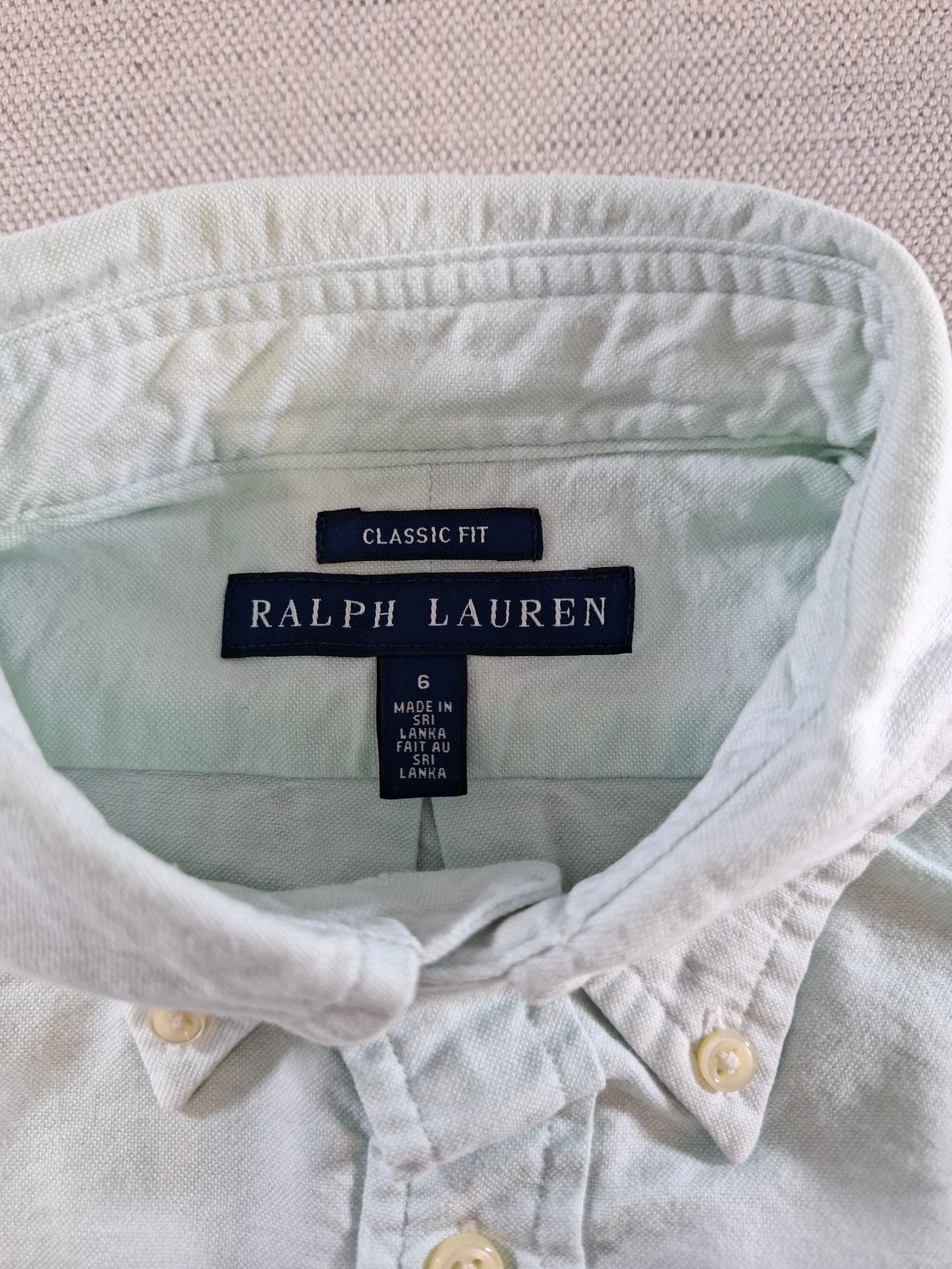001426 – Polo Ralph Lauren Shirt – Mint, Size 6
