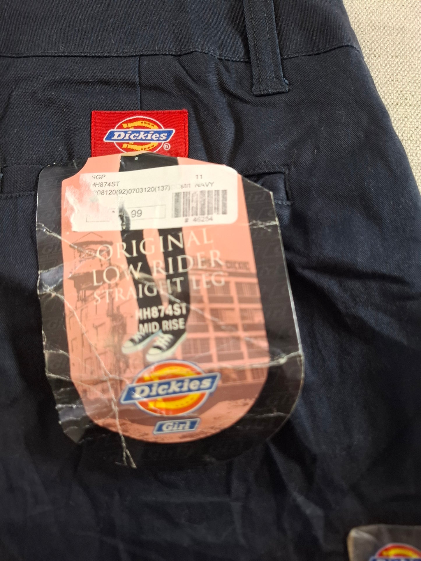 001393 – Dickies Pants – Mid Blue, Size 11 (Dames S/M)