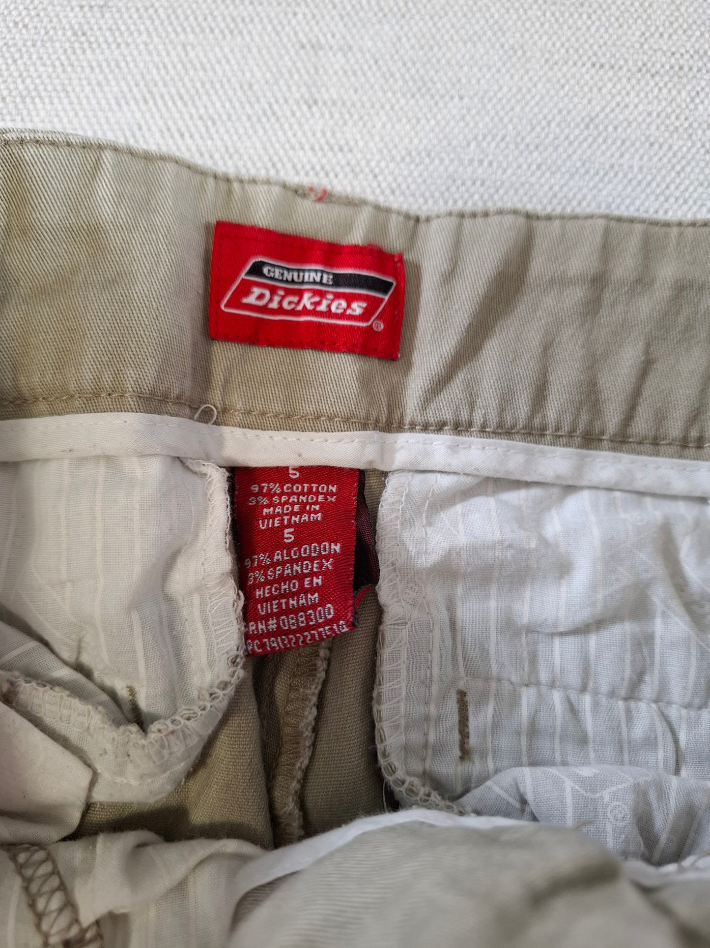001395 – Dickies Pants – Beige, Size 5