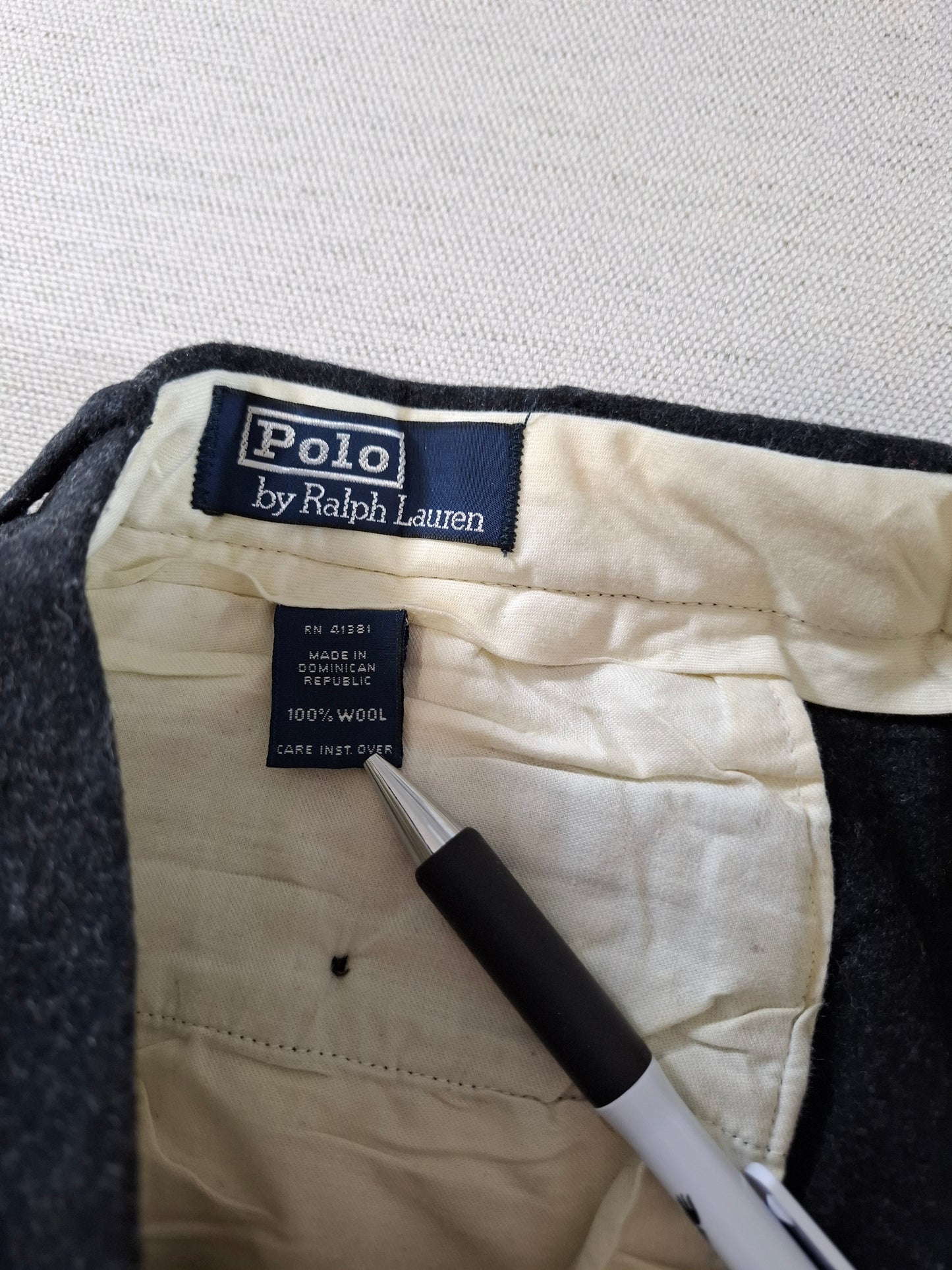 001398 – Polo Ralph Lauren Chino – Black, Size M