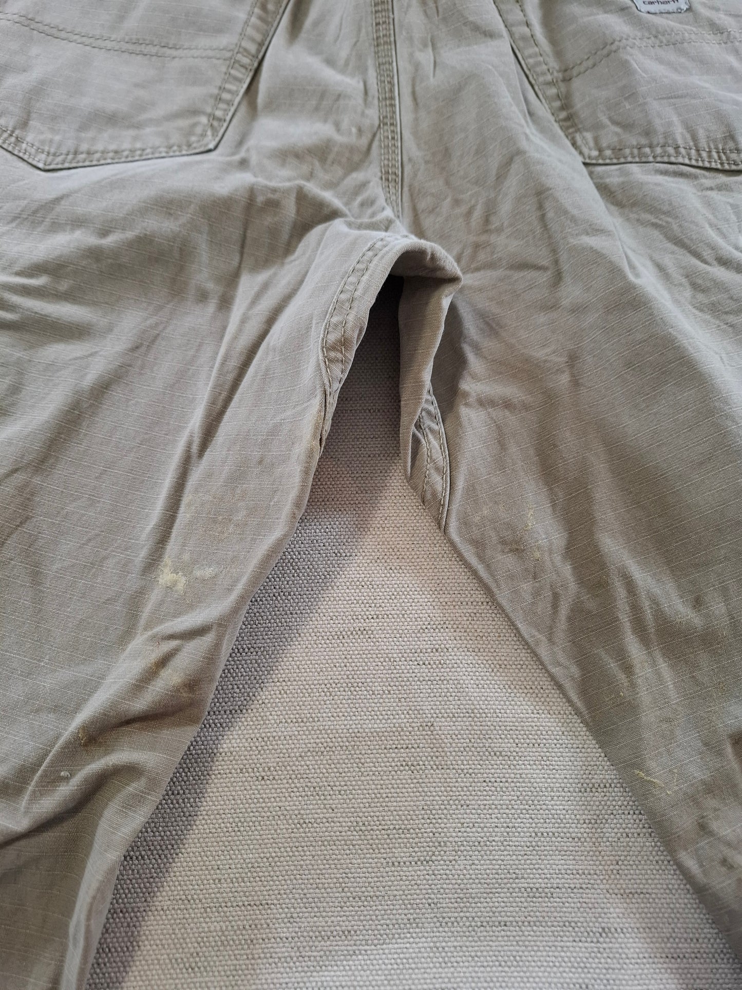 001399 – Carhartt Pants – Khaki/Grey, Size 34/32