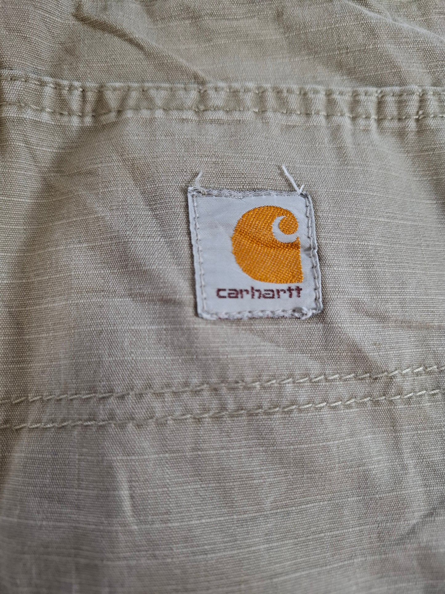 001399 – Carhartt Pants – Khaki/Grey, Size 34/32