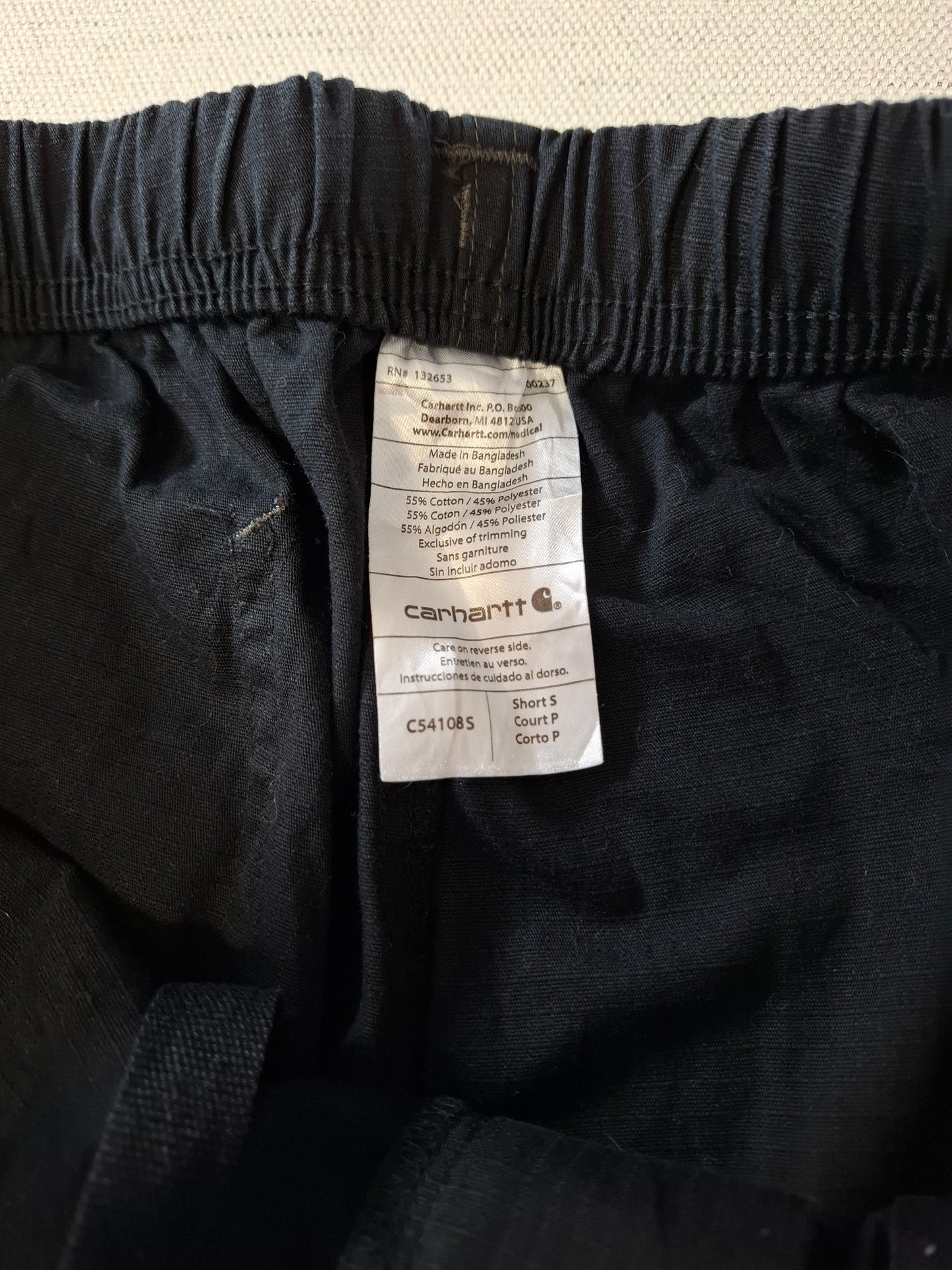 001405 – Carhartt Work Pants – Black, Size S