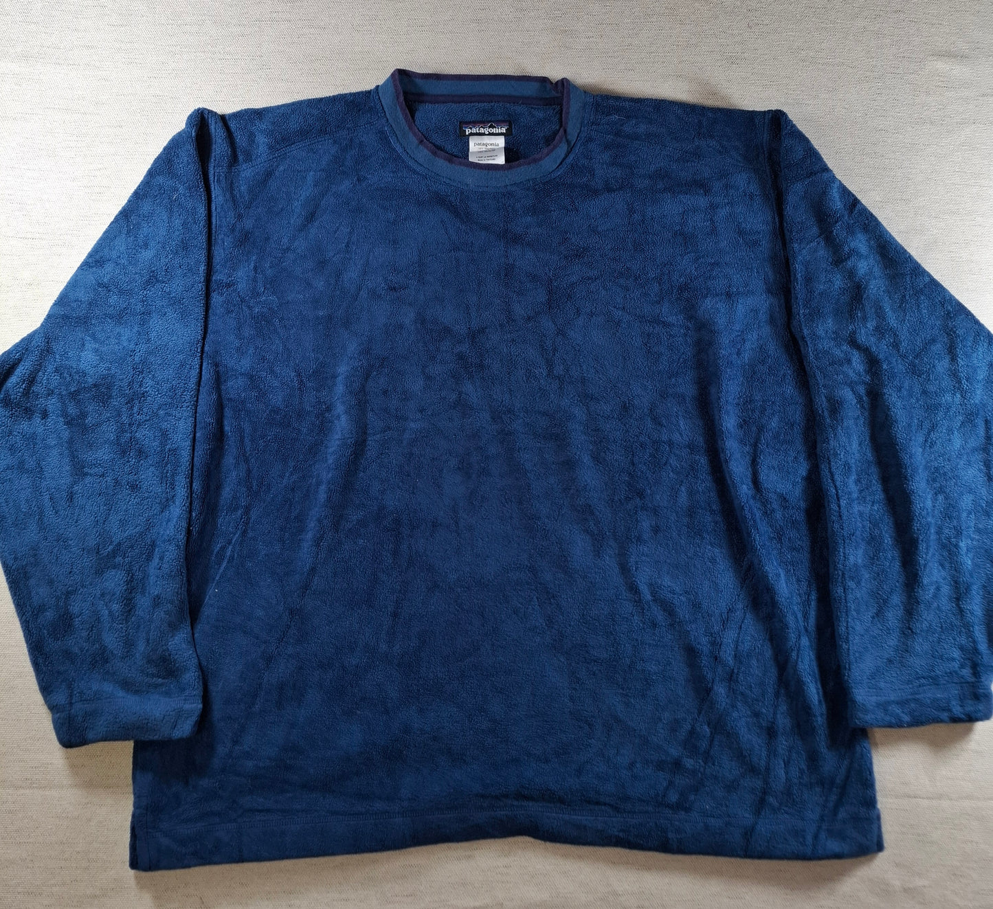 001428 – Patagonia Fleece Sweater – Blue, Size Men's M