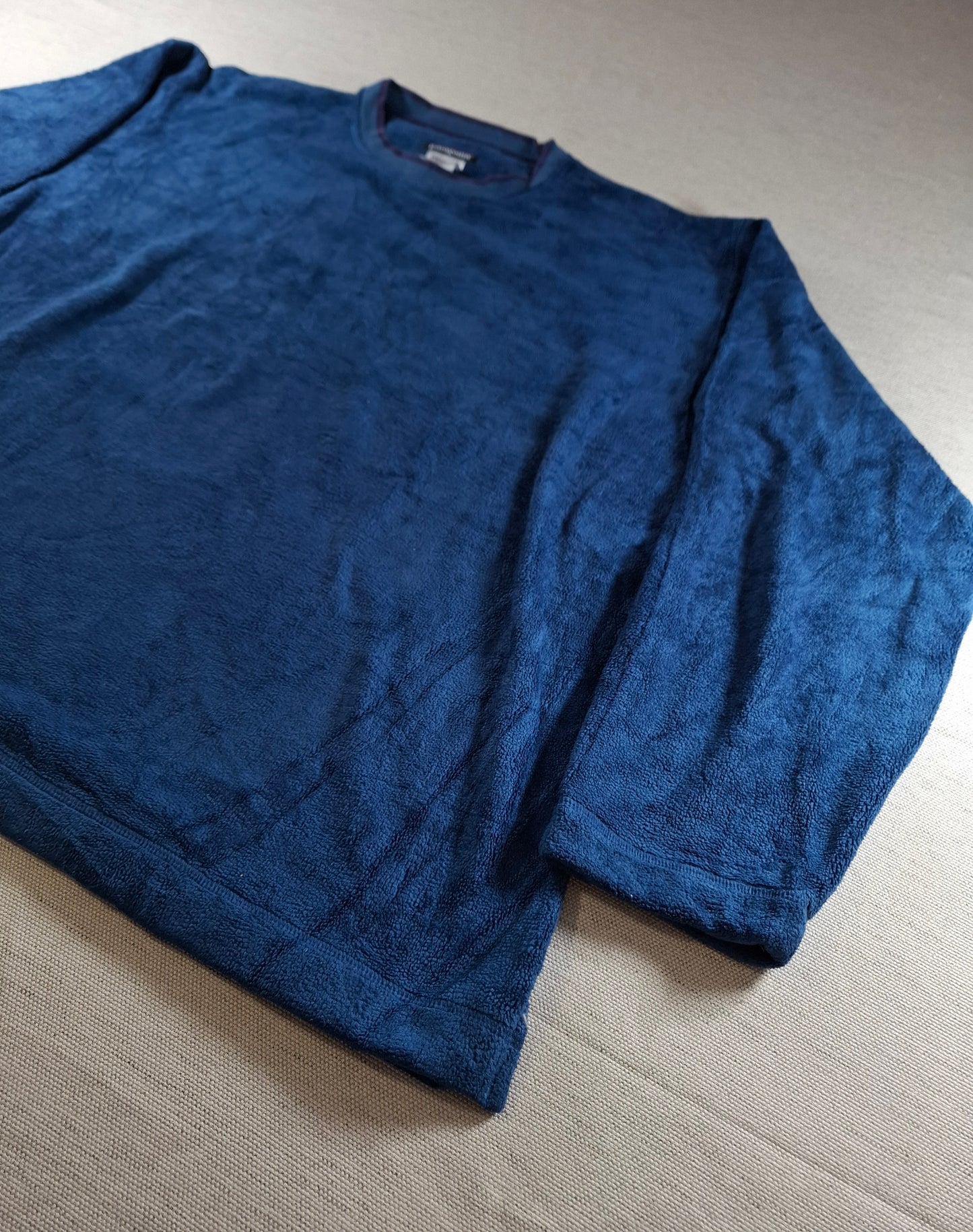 001428 – Patagonia Fleece Sweater – Blue, Size Men's M