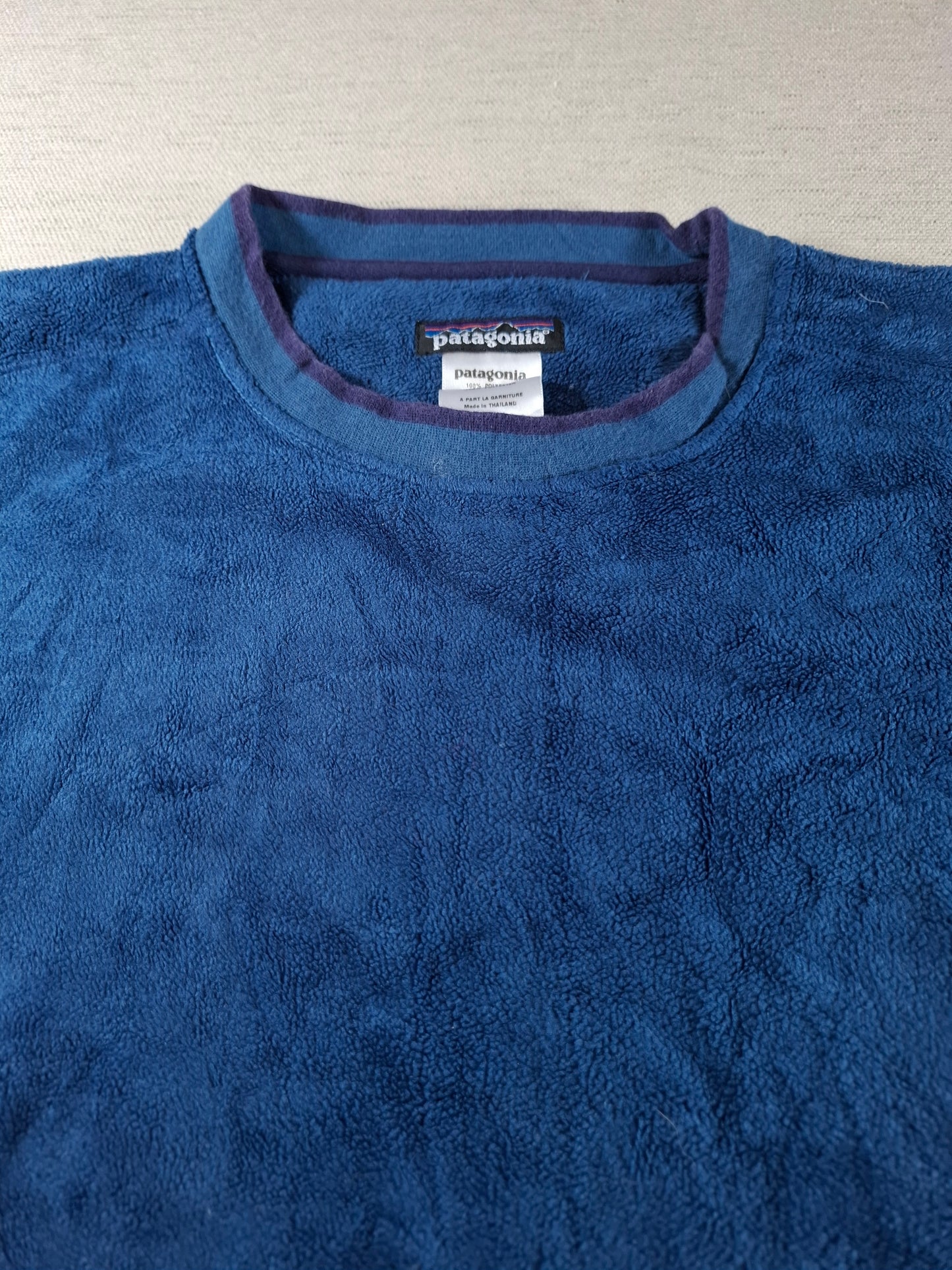 001428 – Patagonia Fleece Sweater – Blue, Size Men's M