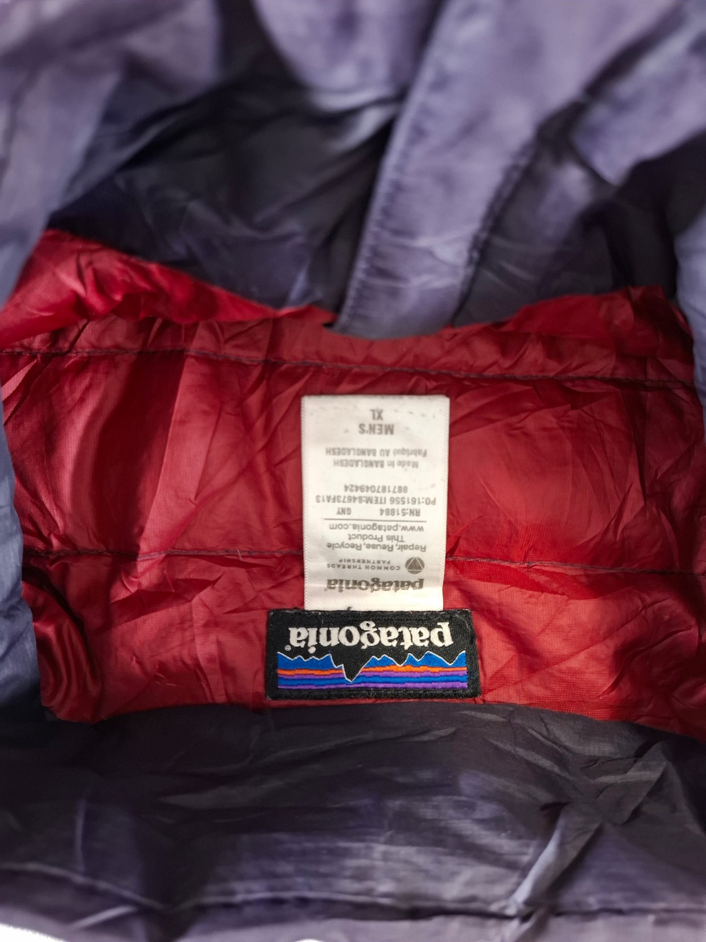 001429 – Patagonia Jacket – Purple, Size XL