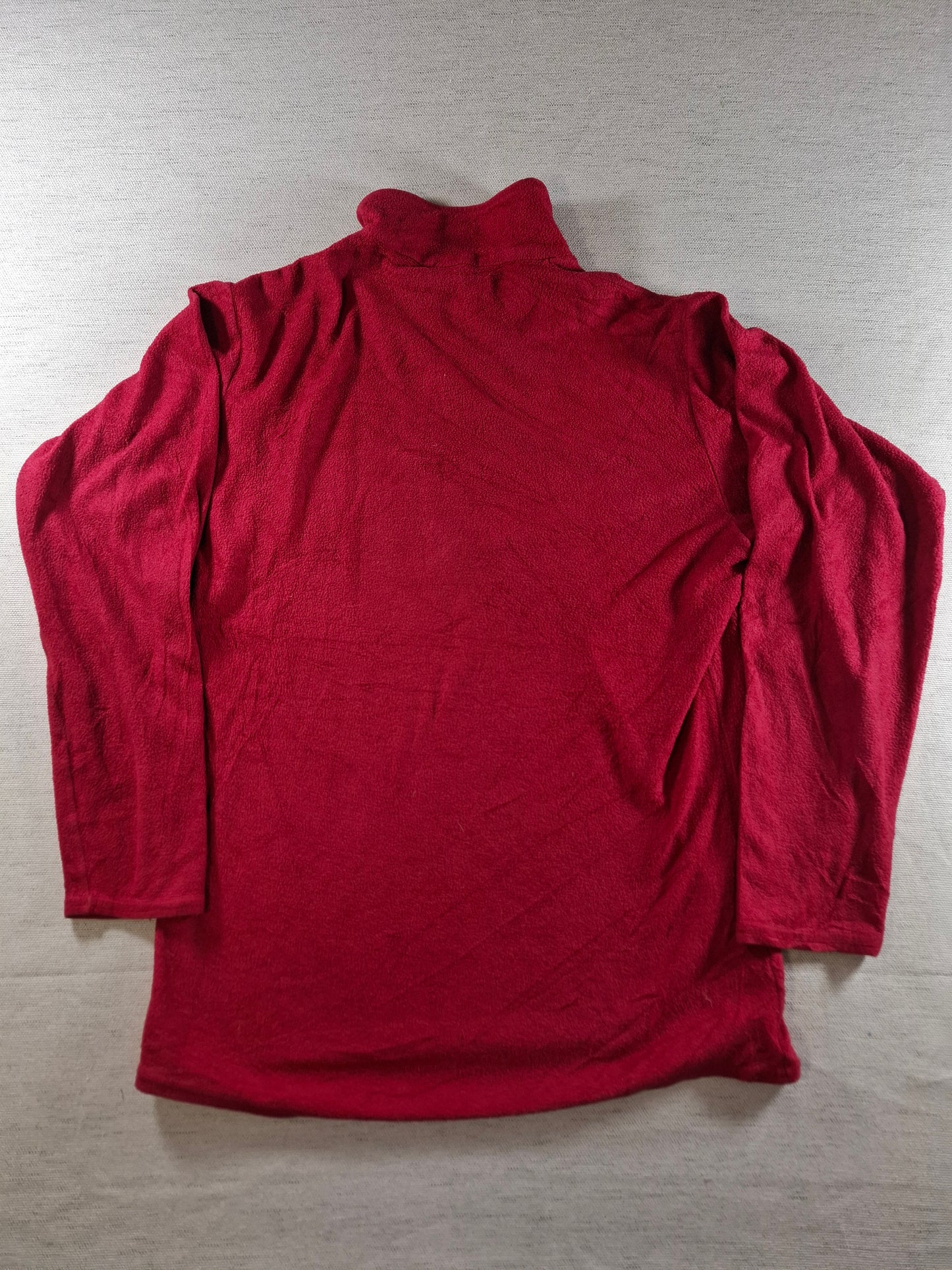 001432 – Patagonia Fleece Jacket – Burgundy Red, Size Men's S