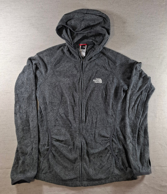 001433 – The North Face Fleece Jacket – Grey, Size Women's M