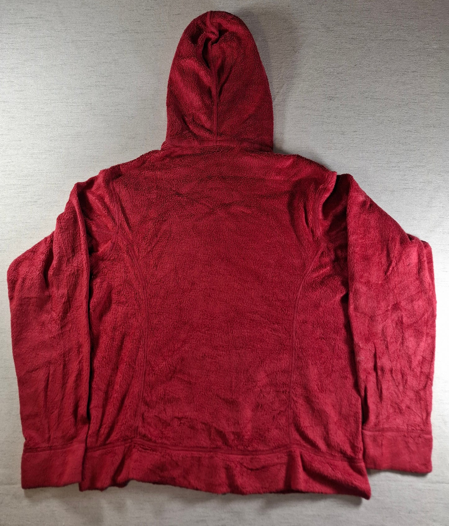 001434 – Patagonia Fleece Jacket – Red, Size Women's M