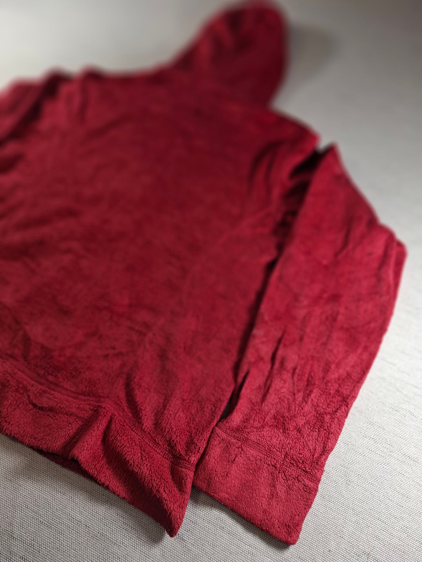 001434 – Patagonia Fleece Jacket – Red, Size Women's M