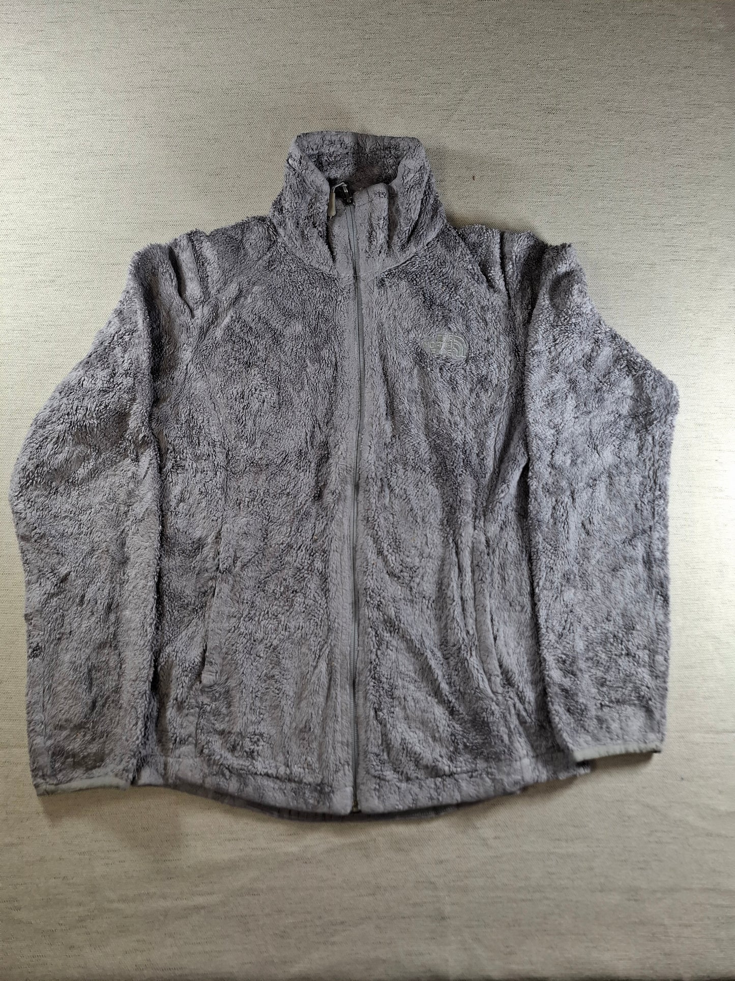 001437 – The North Face Fleece Jacket – Grey, Size Women's XS